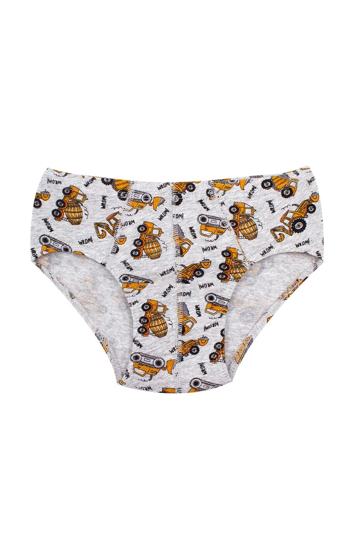 Öts Erkek Çocuk Külot 3'lü Baskılı (%100 Pamuk)