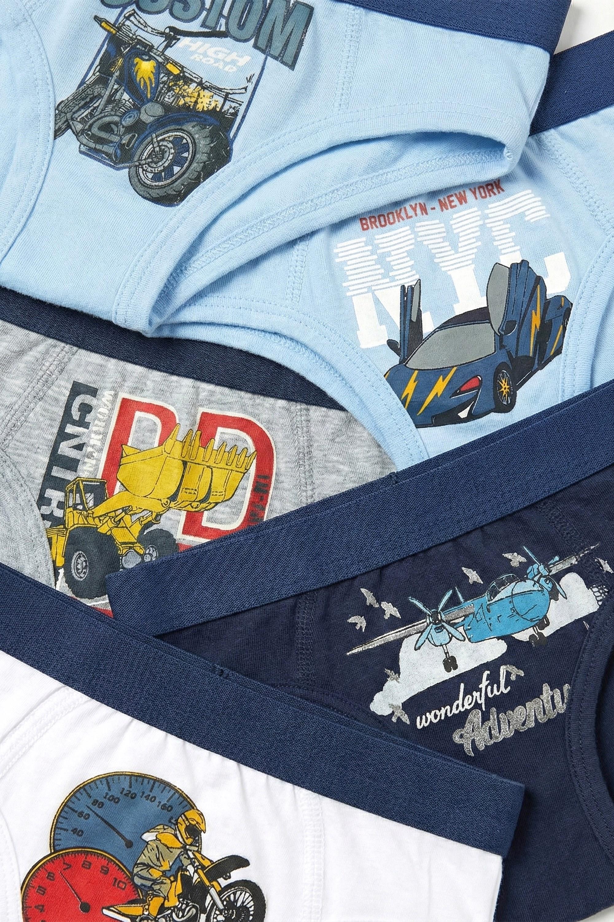 Öts Erkek Çocuk Külot 3'lü Baskılı (%96 Pamuk - %4 Elastan)