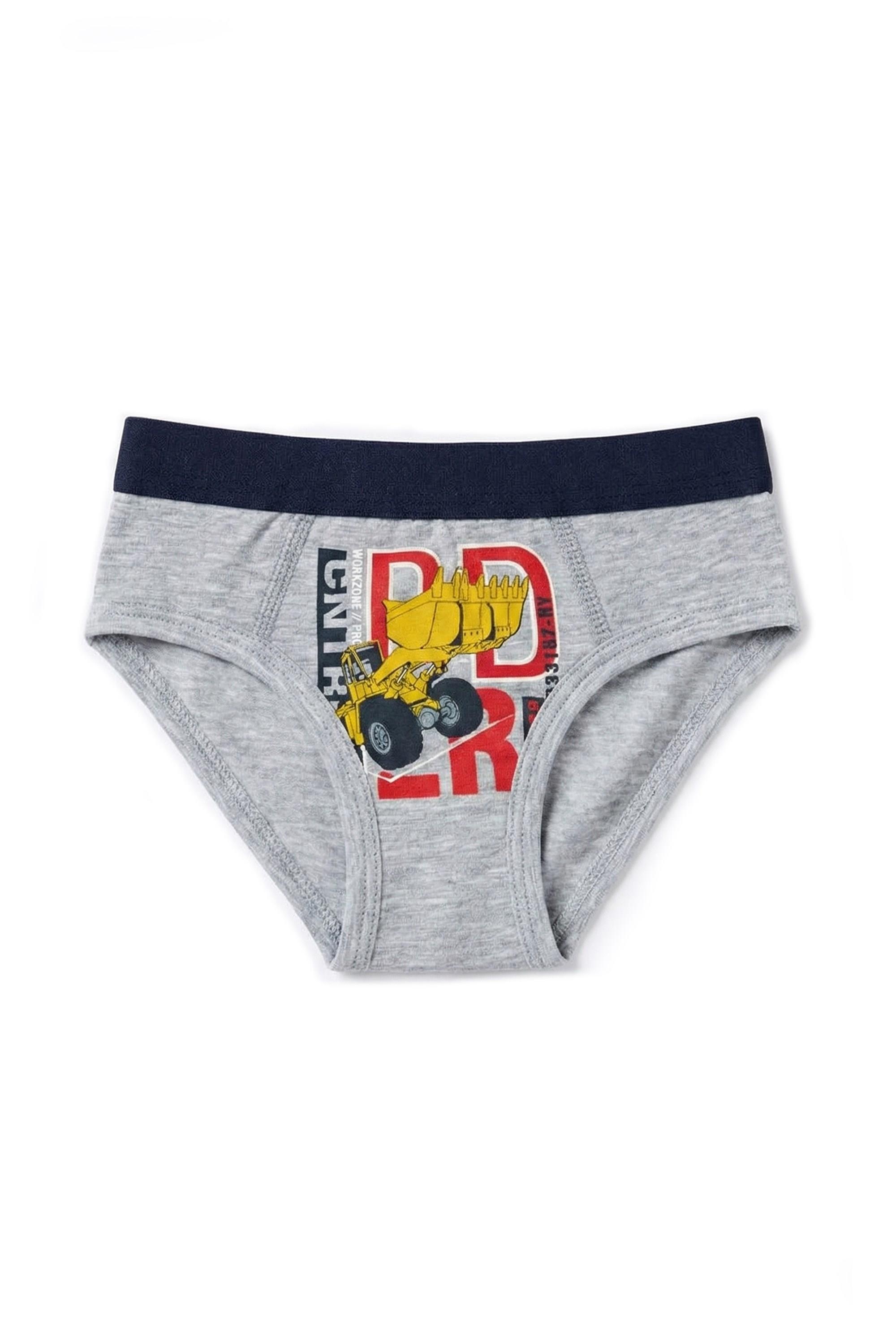 Öts Erkek Çocuk Külot 3'lü Baskılı (%96 Pamuk - %4 Elastan)