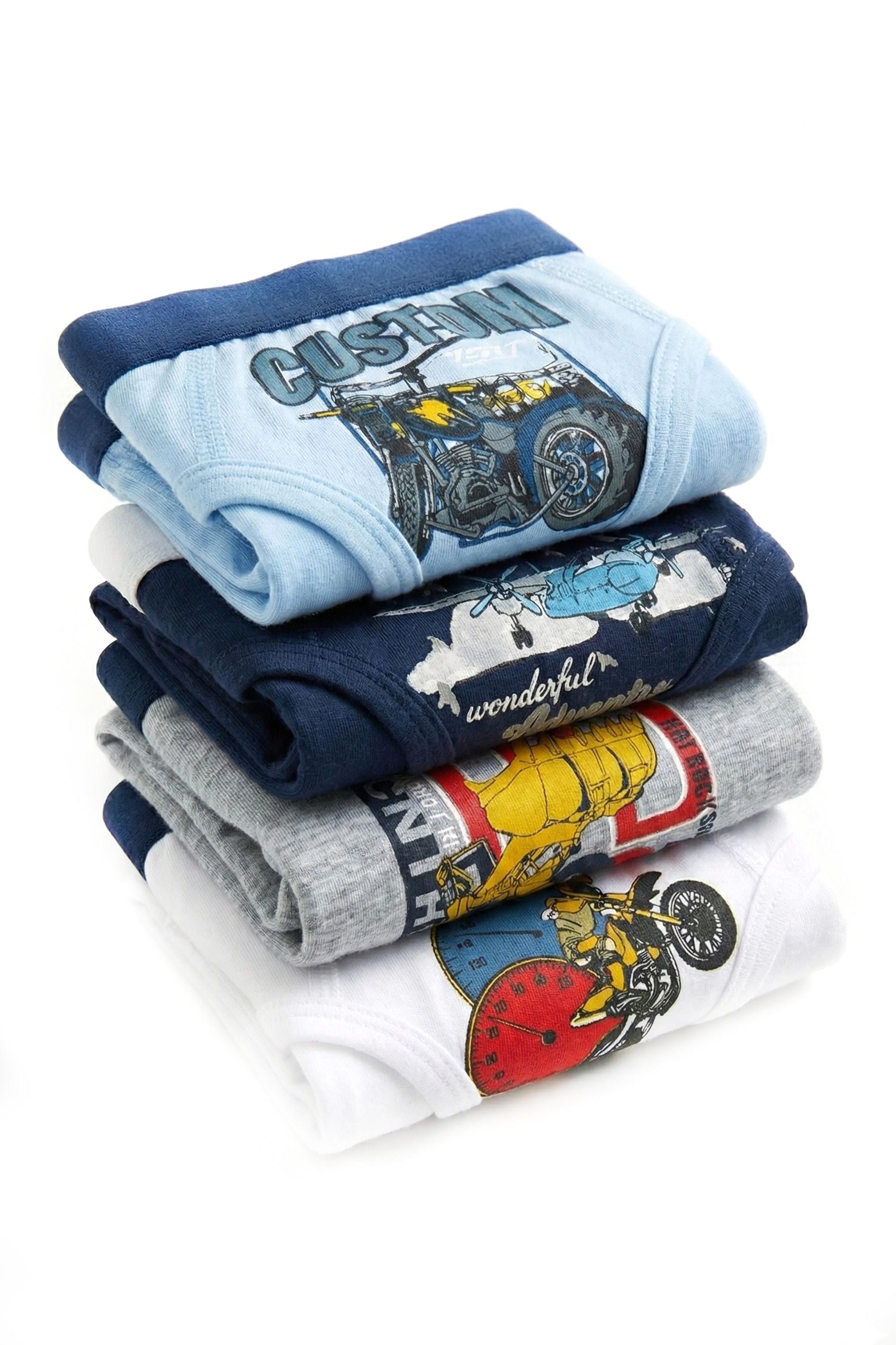 Öts Erkek Çocuk Külot 3'lü Baskılı (%96 Pamuk - %4 Elastan)