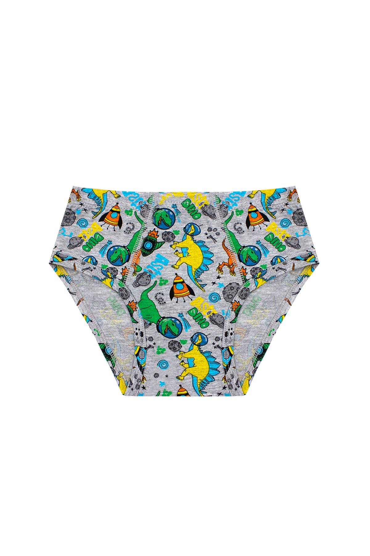 Öts Erkek Çocuk Külot 3'lü Baskılı (%96 Pamuk - %4 Elastan)