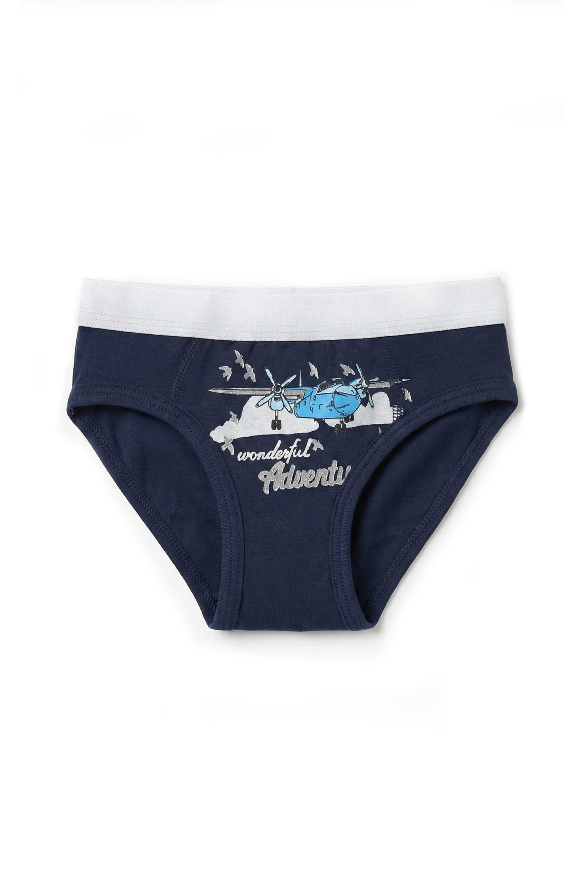 Öts Erkek Çocuk Külot 3'lü Baskılı (%96 Pamuk - %4 Elastan)