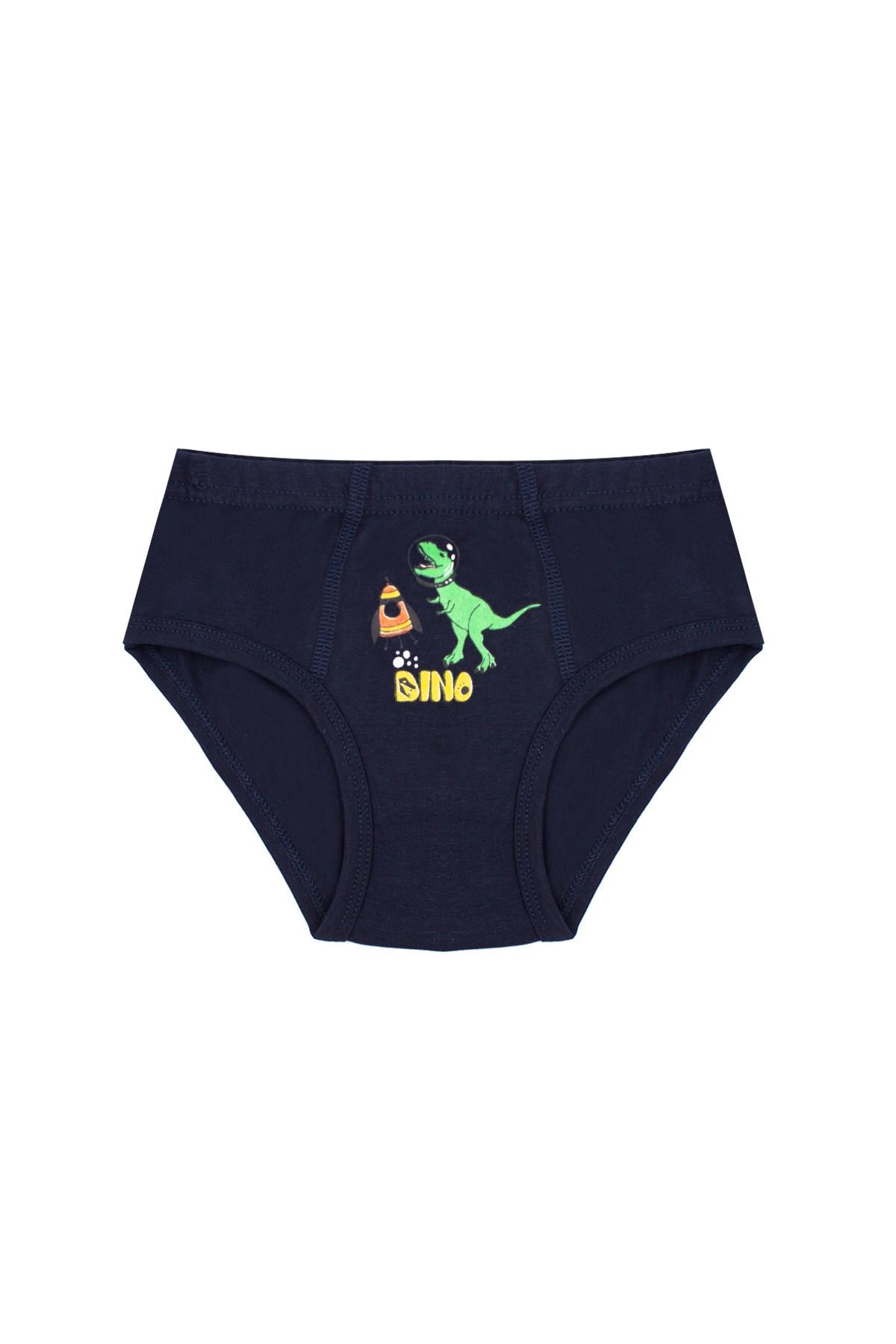 Öts Erkek Çocuk Külot 3'lü Baskılı (%96 Pamuk - %4 Elastan)