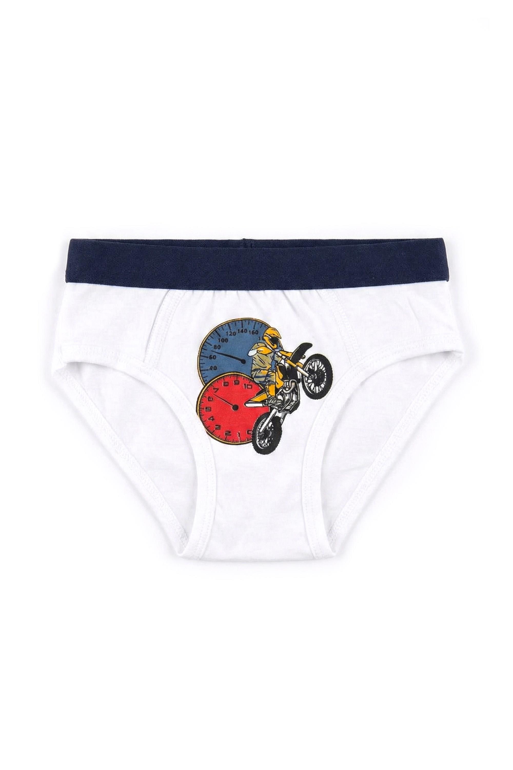 Öts Erkek Çocuk Külot 3'lü Baskılı (%96 Pamuk - %4 Elastan)