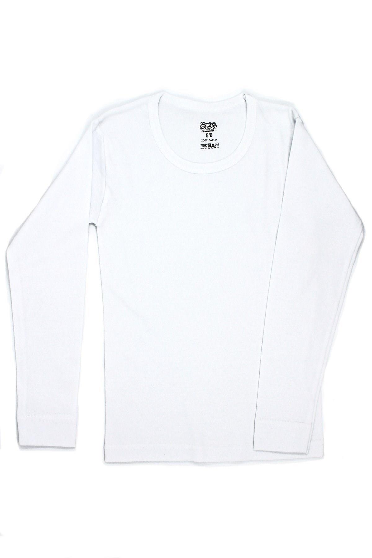 Öts Erkek Çocuk T-Shirt Uzun Kollu T-Shirt Ribana Body (%100 Pamuk)