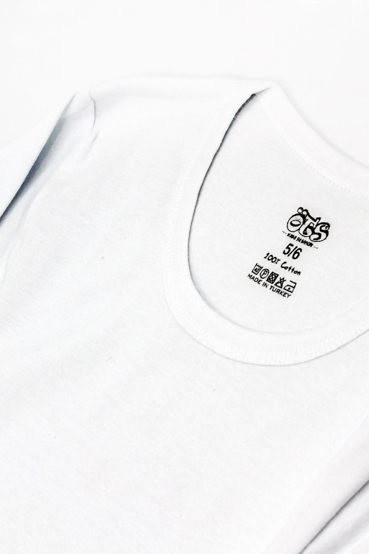 Öts Erkek Çocuk T-Shirt Uzun Kollu T-Shirt Ribana Body (%100 Pamuk)