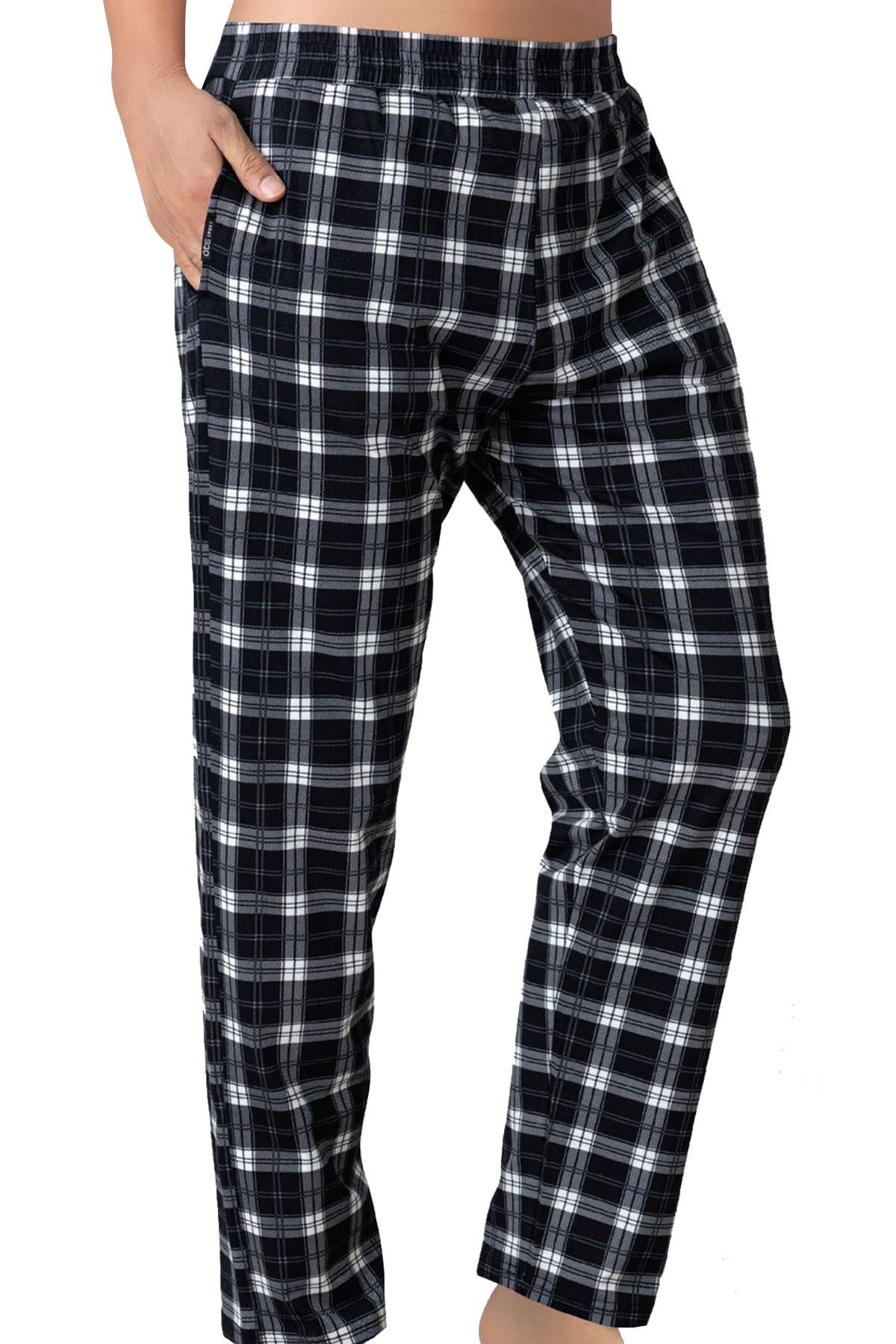 Öts Erkek Pijama Tek Alt (%96 Pamuk - %4 Elastan)