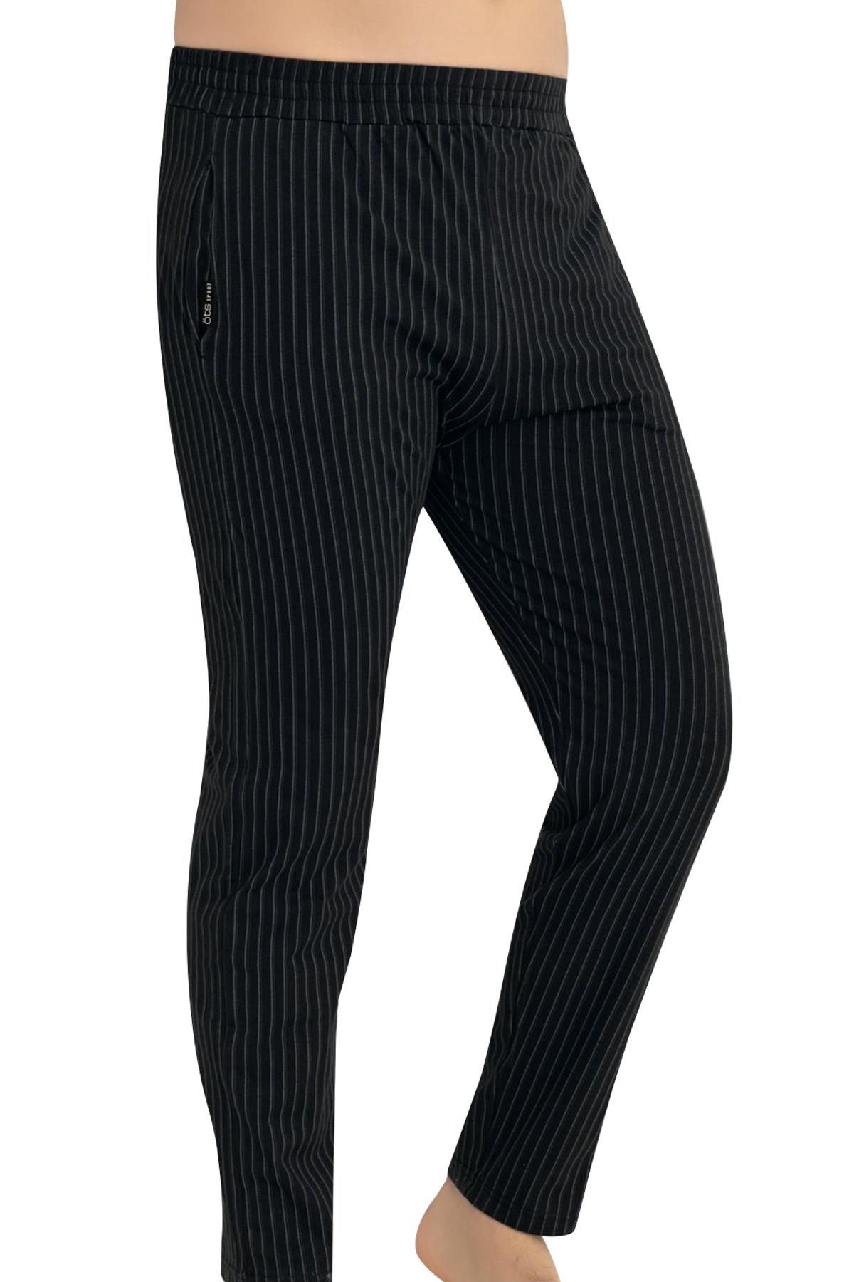 Öts Erkek Pijama Tek Alt (%96 Pamuk - %4 Elastan)