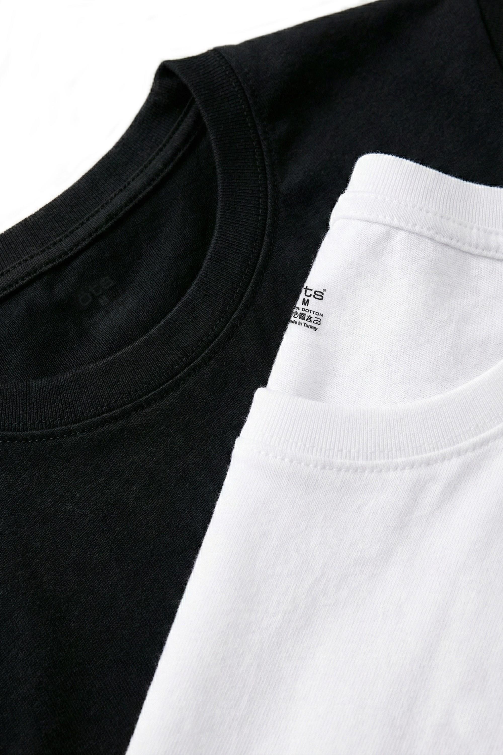 Öts Erkek T-Shirt Açık Yaka Yarım Kollu (%100 Pamuk)