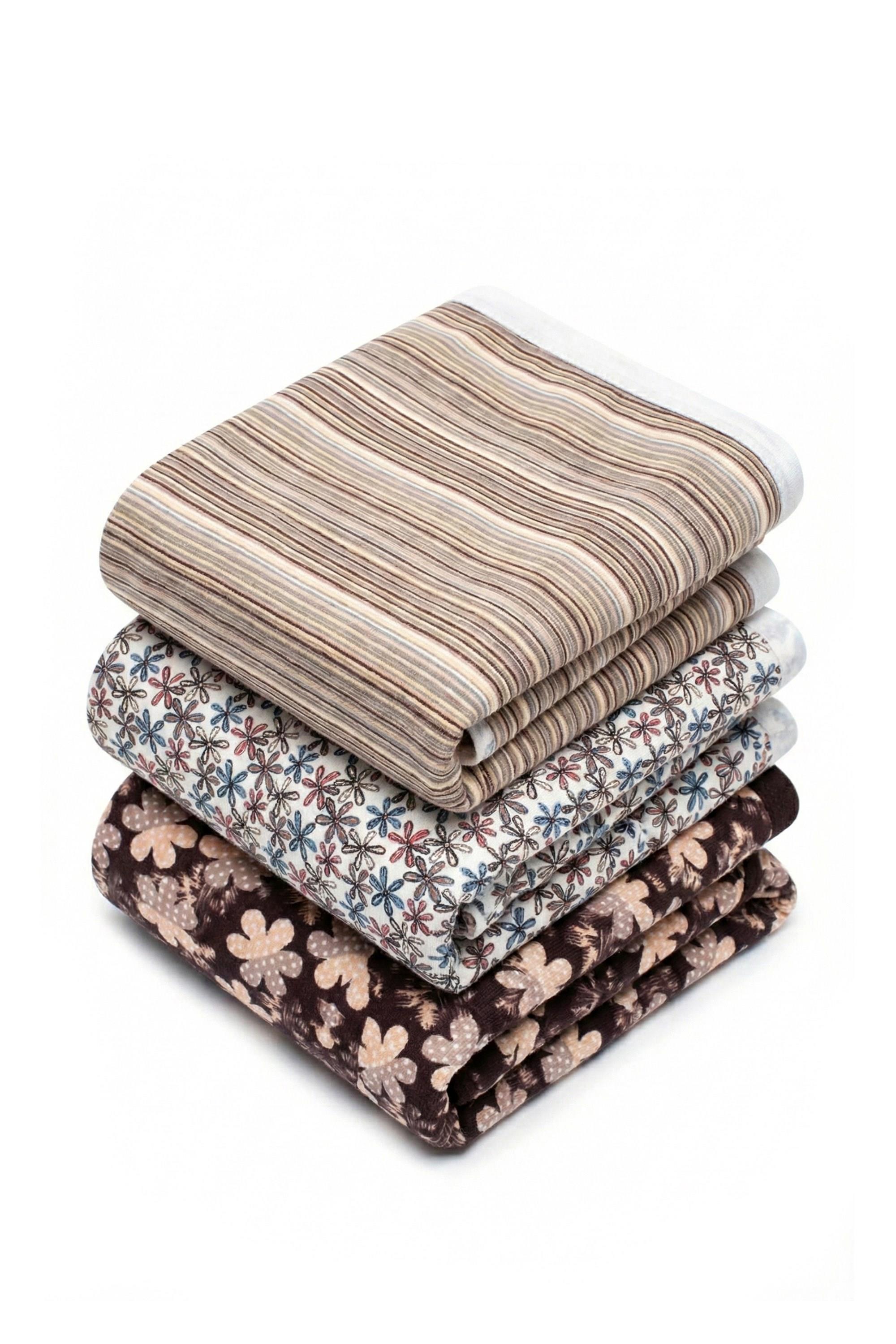 Öts Kadın Külot 3'lü Paket, Bato, Yüksek Bel Külot, High Cut (%96 Pamuk - %4 Elastan)