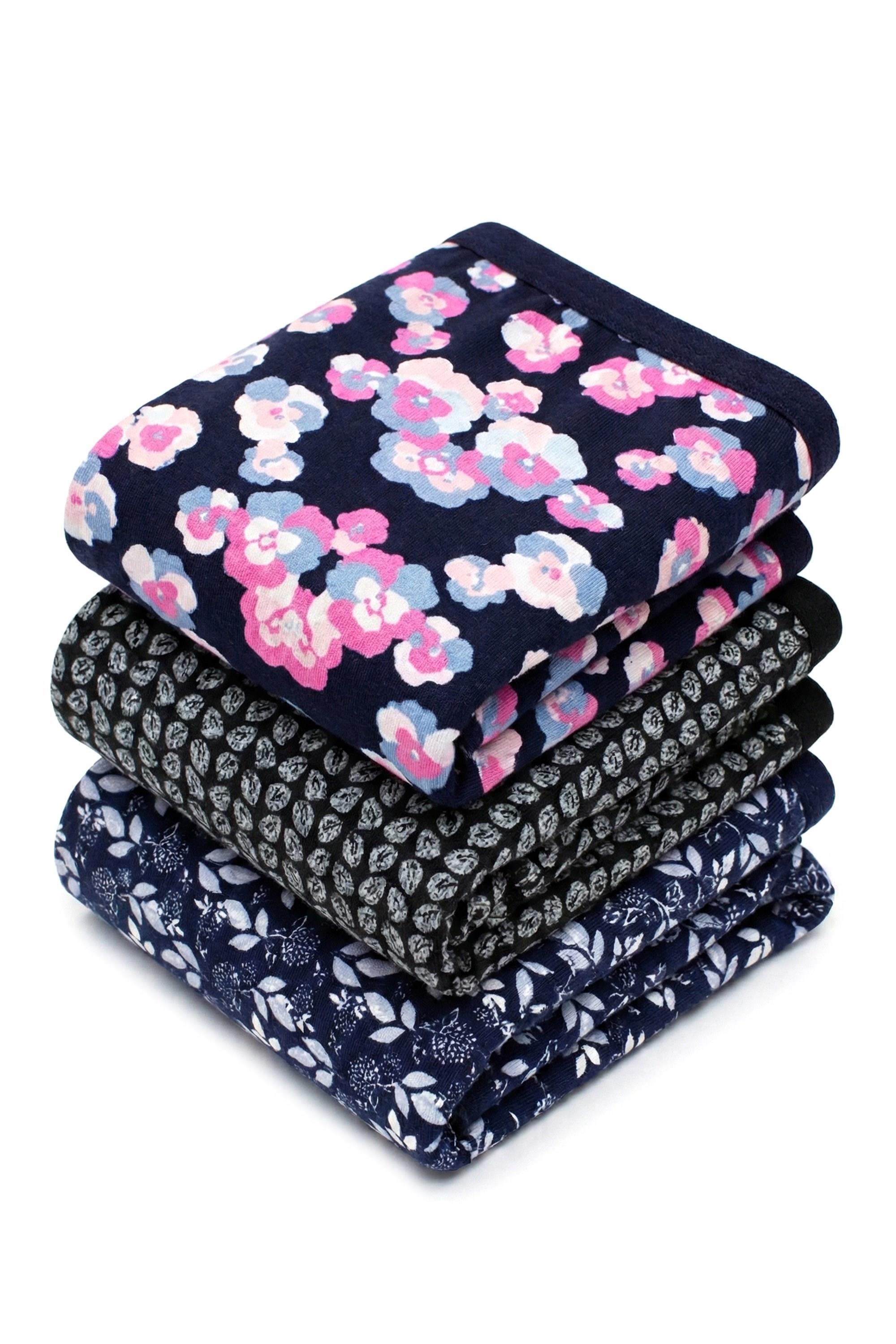 Öts Kadın Külot 3'lü Paket, Bato, Yüksek Bel Külot, High Cut (%96 Pamuk - %4 Elastan)