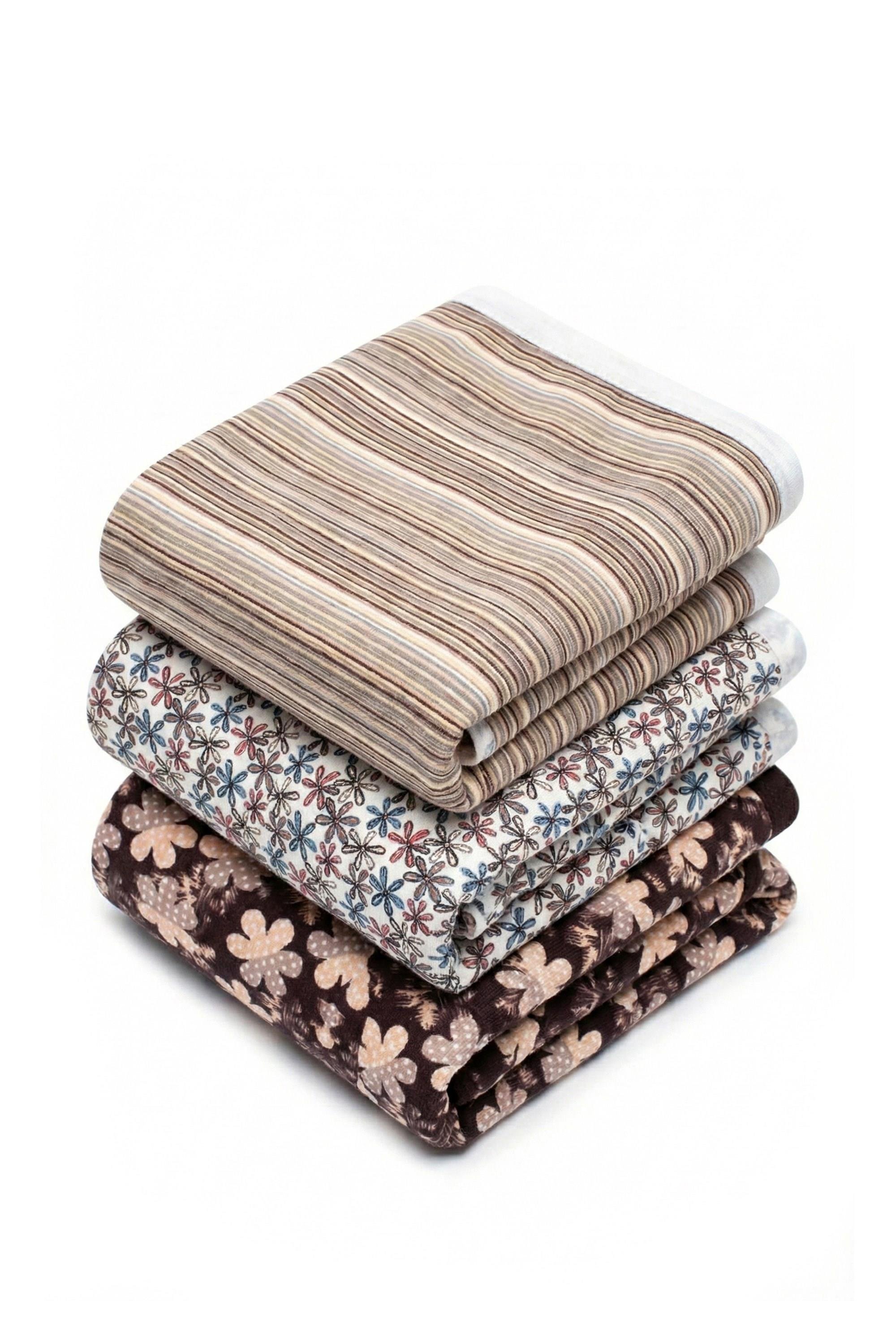 Öts Kadın Külot 3'lü Paket, Bato, Yüksek Bel Külot, High Cut (%96 Pamuk - %4 Elastan)