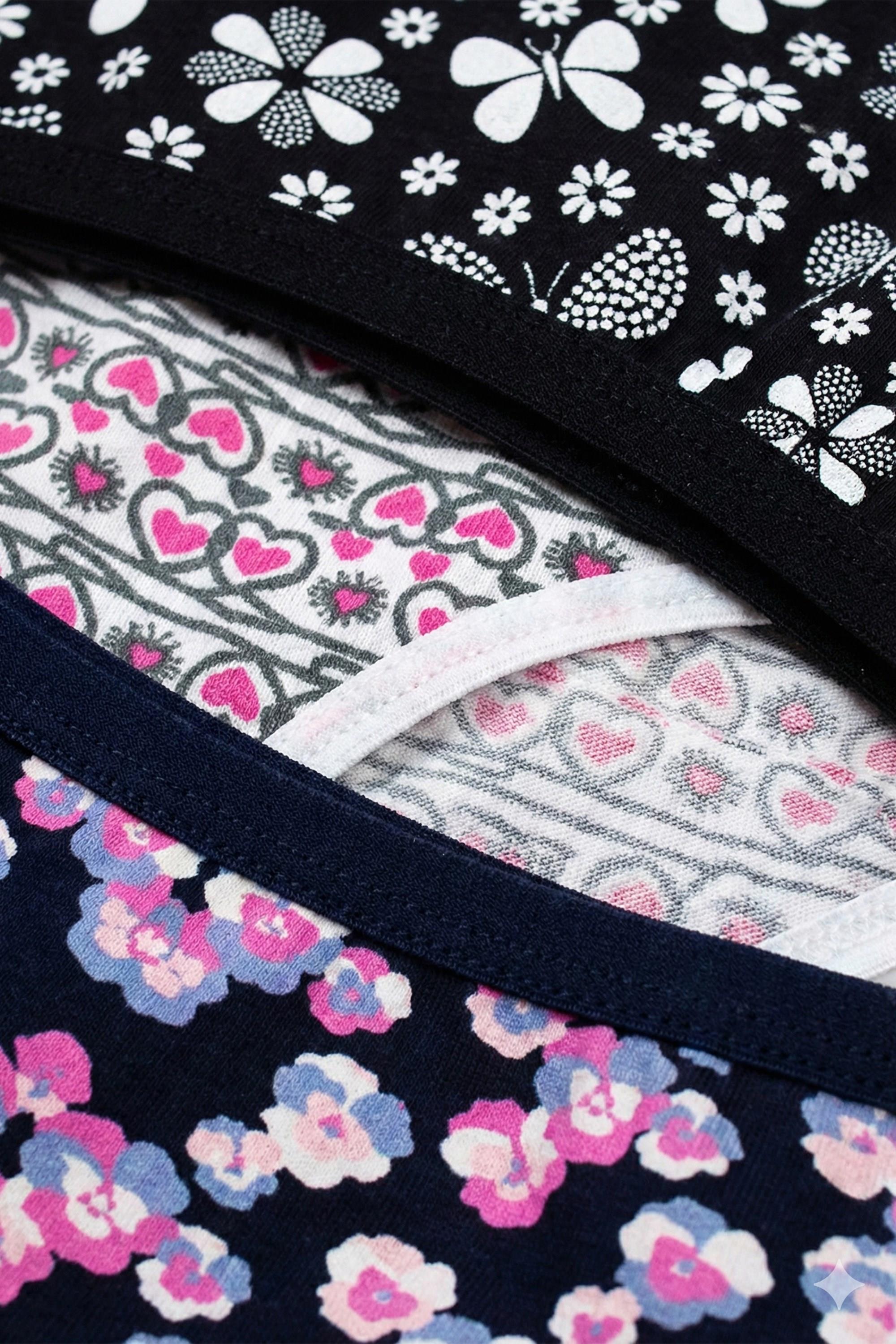 Öts Kadın Külot 3'lü Paket, Bikini, Normal Bel Külot (%96 Pamuk - %4 Elastan)