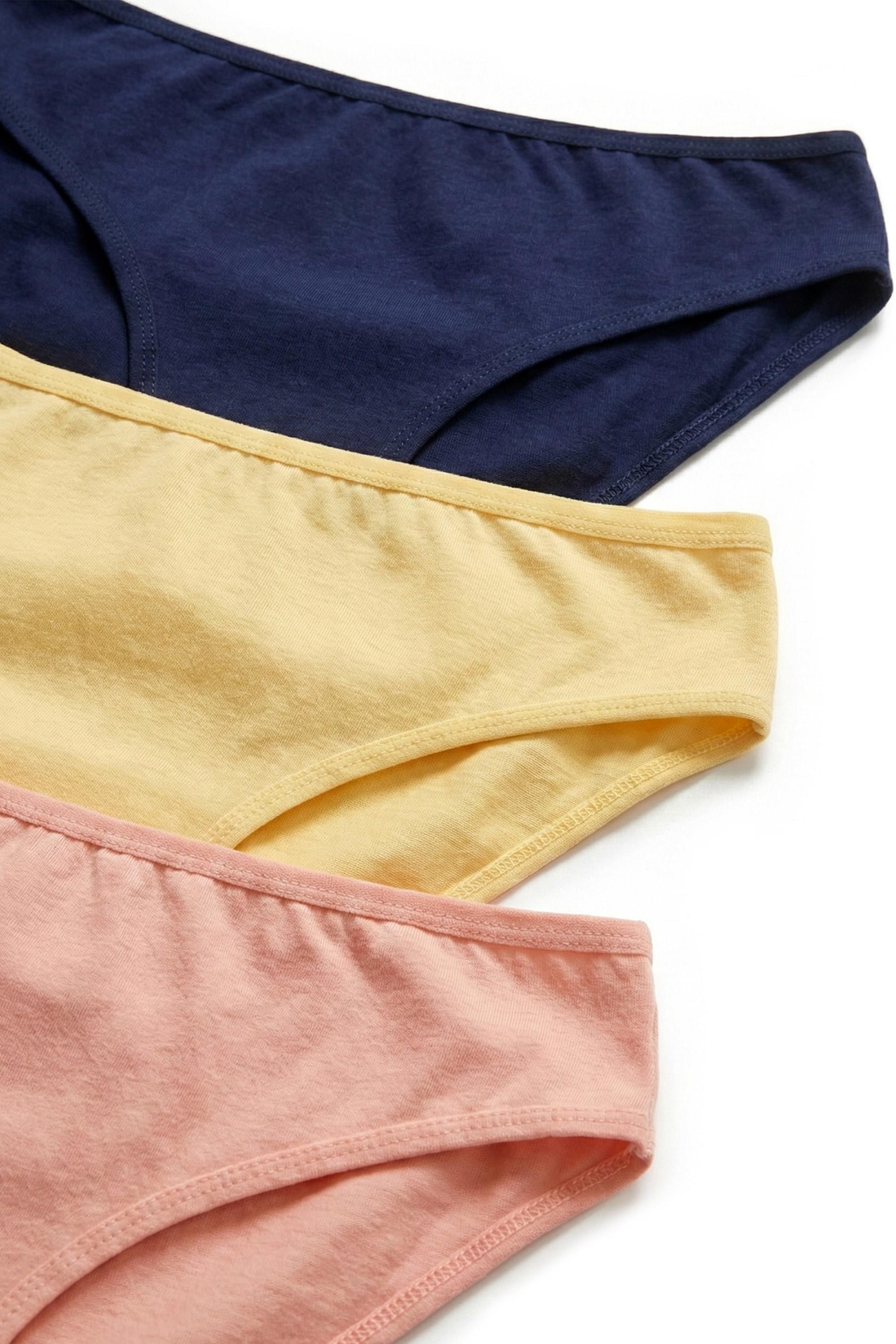 Öts Kadın Külot 3'lü Paket, Bikini, Normal Bel Külot (%96 Pamuk - %4 Elastan)