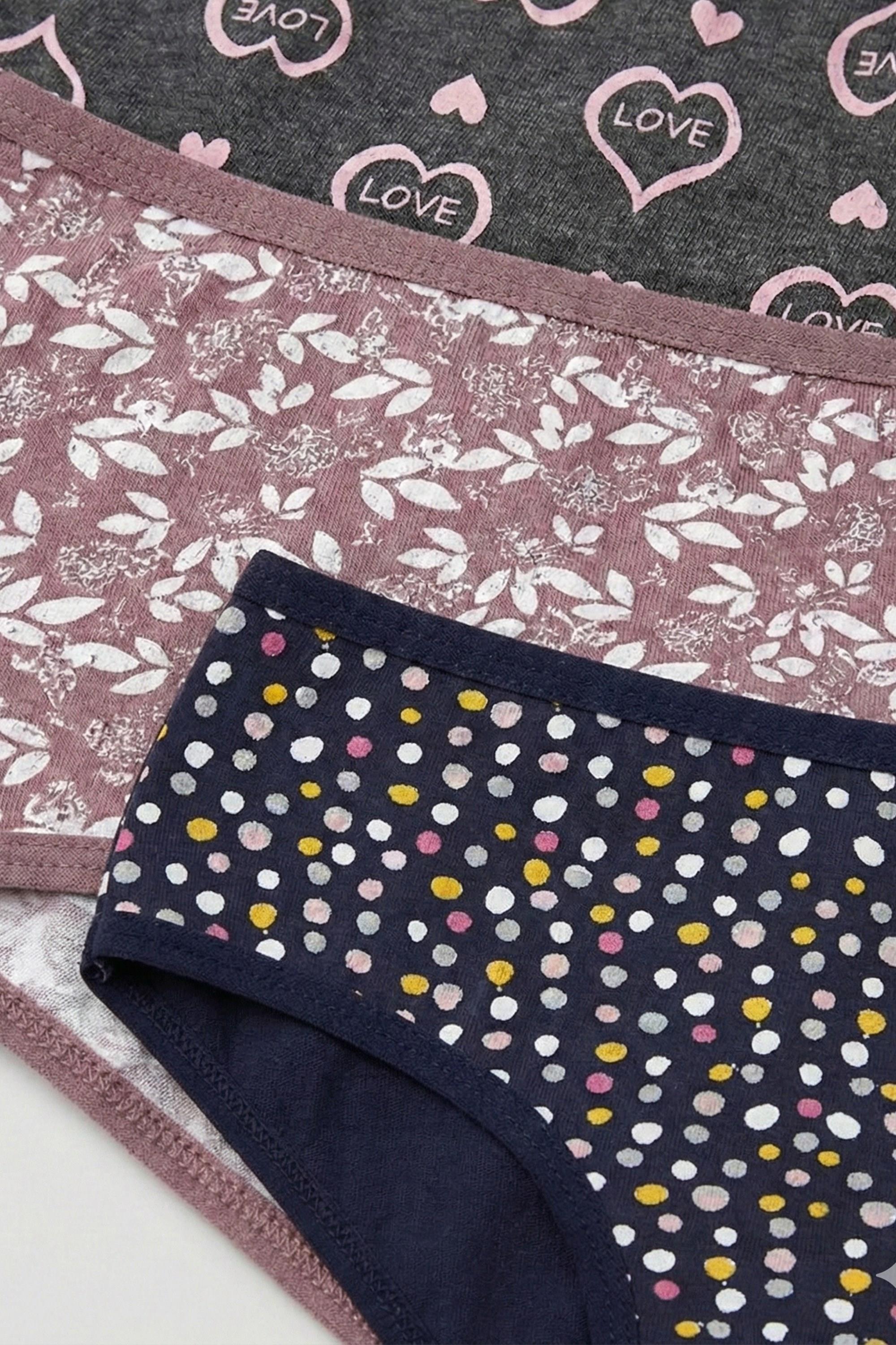 Öts Kadın Külot 6'lı Paket, Bato, Yüksek Bel Külot, High Cut (%96 Pamuk - %4 Elastan)