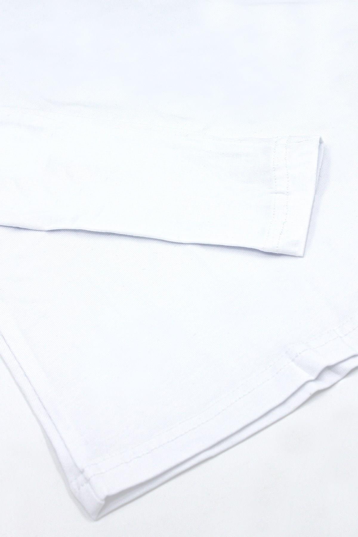 Öts Kadın T-Shirt Bisiklet Yaka Uzun Kol (%96 Pamuk - %4 Elastan)