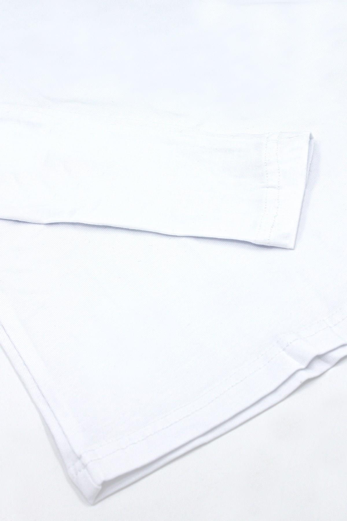 Öts Kadın T-Shirt Bisiklet Yaka Uzun Kol (%96 Pamuk - %4 Elastan)