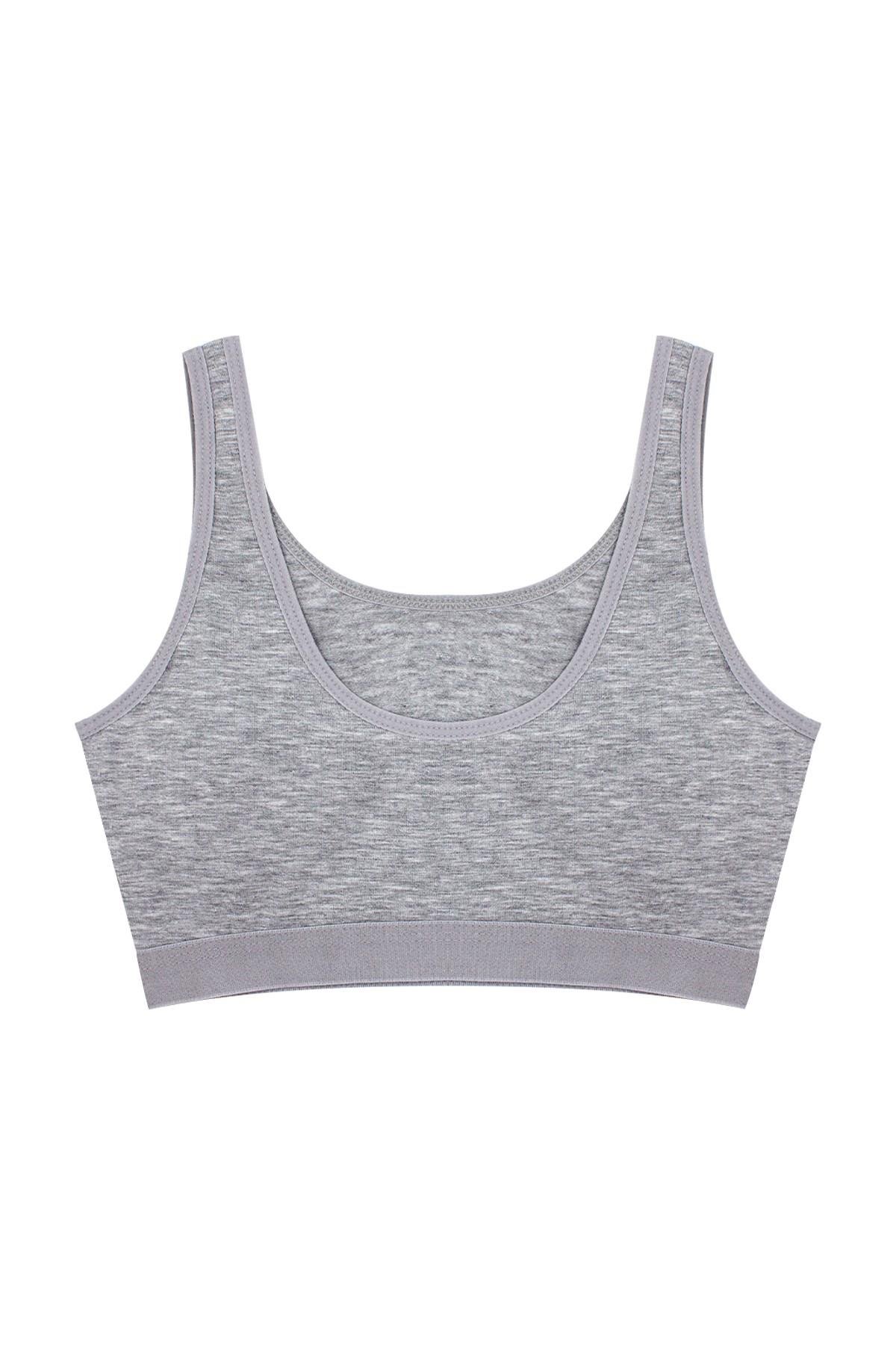 Öts Kız Çocuk Büstiyer 3'lü Kalın Askılı Pedli (%96 Pamuk - %4 Elastan)