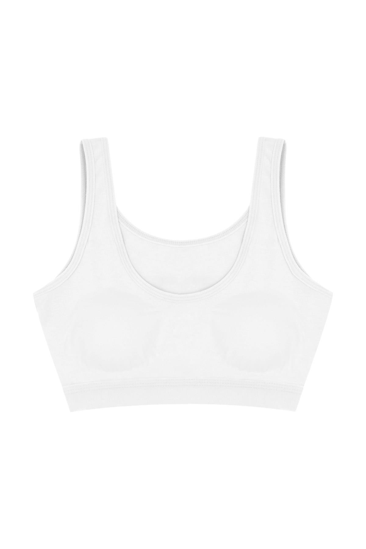 Öts Kız Çocuk Büstiyer 3'lü Kalın Askılı Pedli (%96 Pamuk - %4 Elastan)