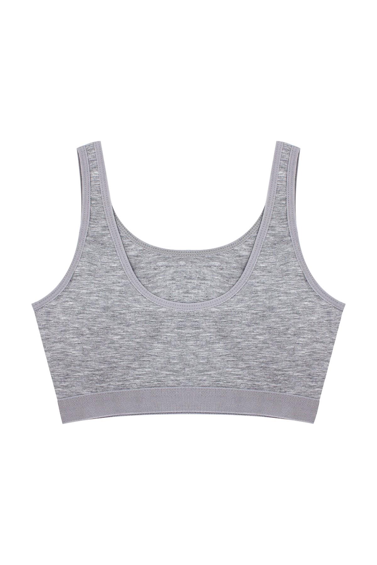 Öts Kız Çocuk Büstiyer 3'lü Kalın Askılı Pedli (%96 Pamuk - %4 Elastan)