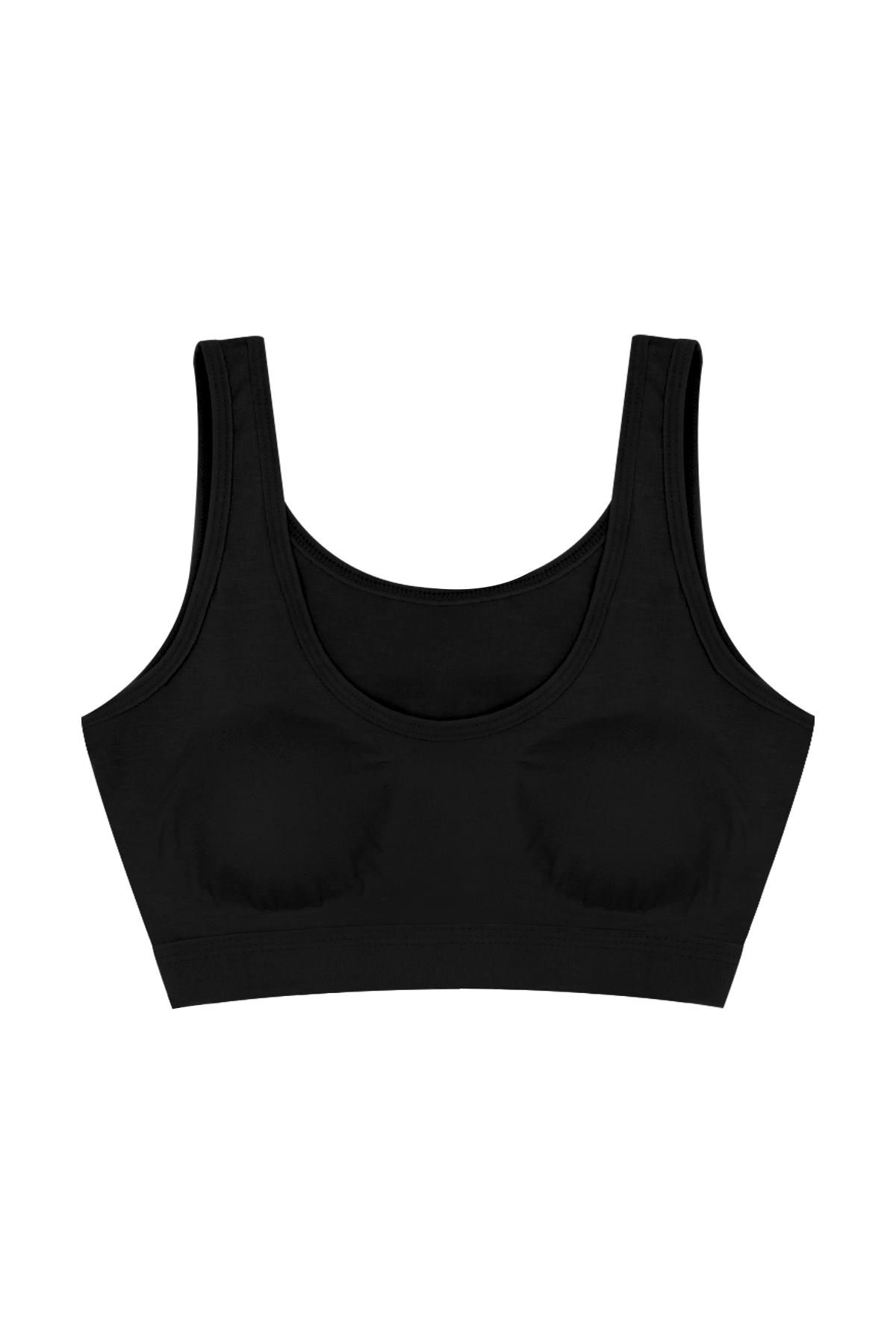 Öts Kız Çocuk Büstiyer 3'lü Kalın Askılı Pedli (%96 Pamuk - %4 Elastan)