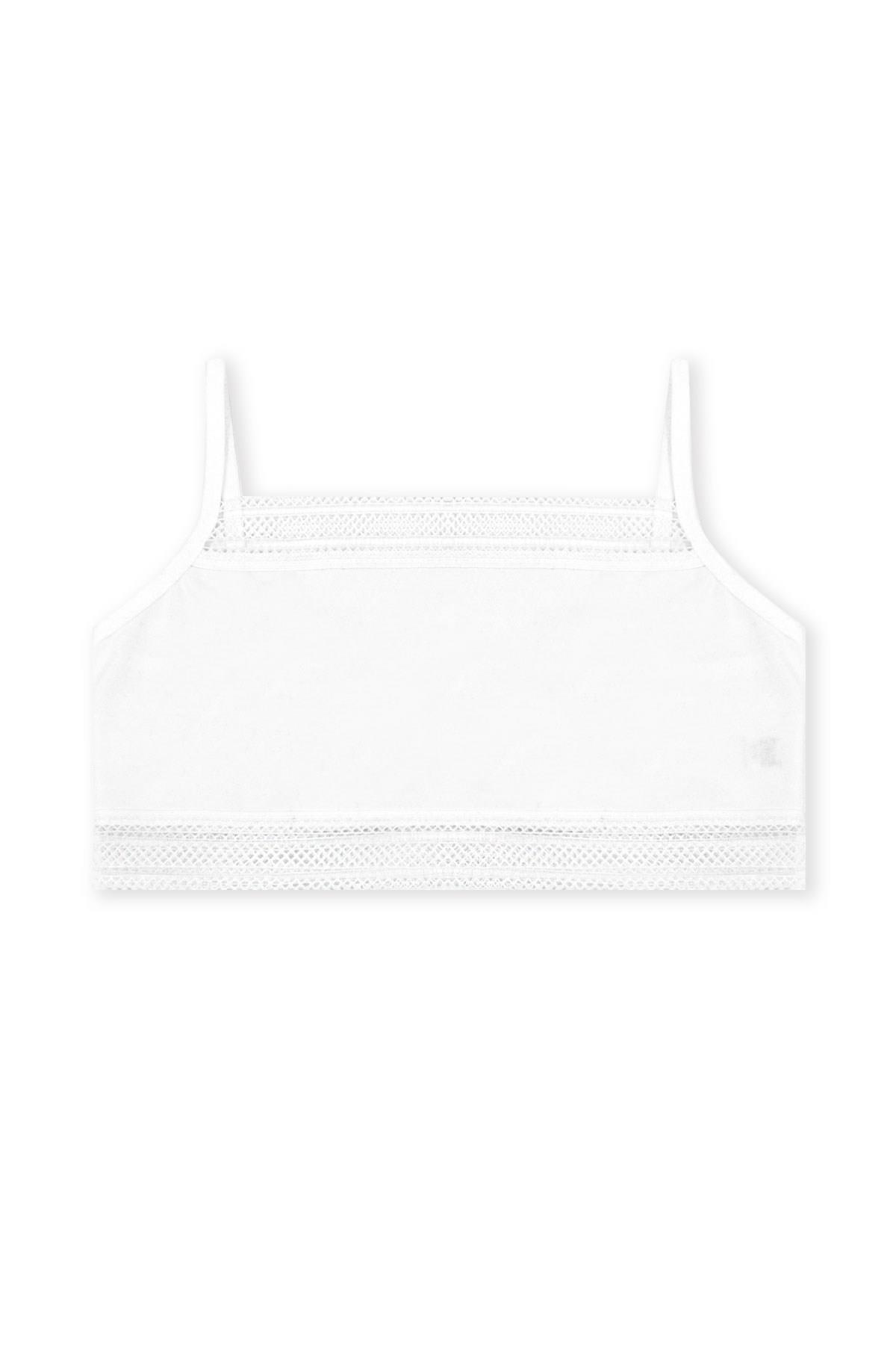 Öts Kız Çocuk Büstiyer 3'lü Pedsiz (%96 Pamuk - %4 Elastan)