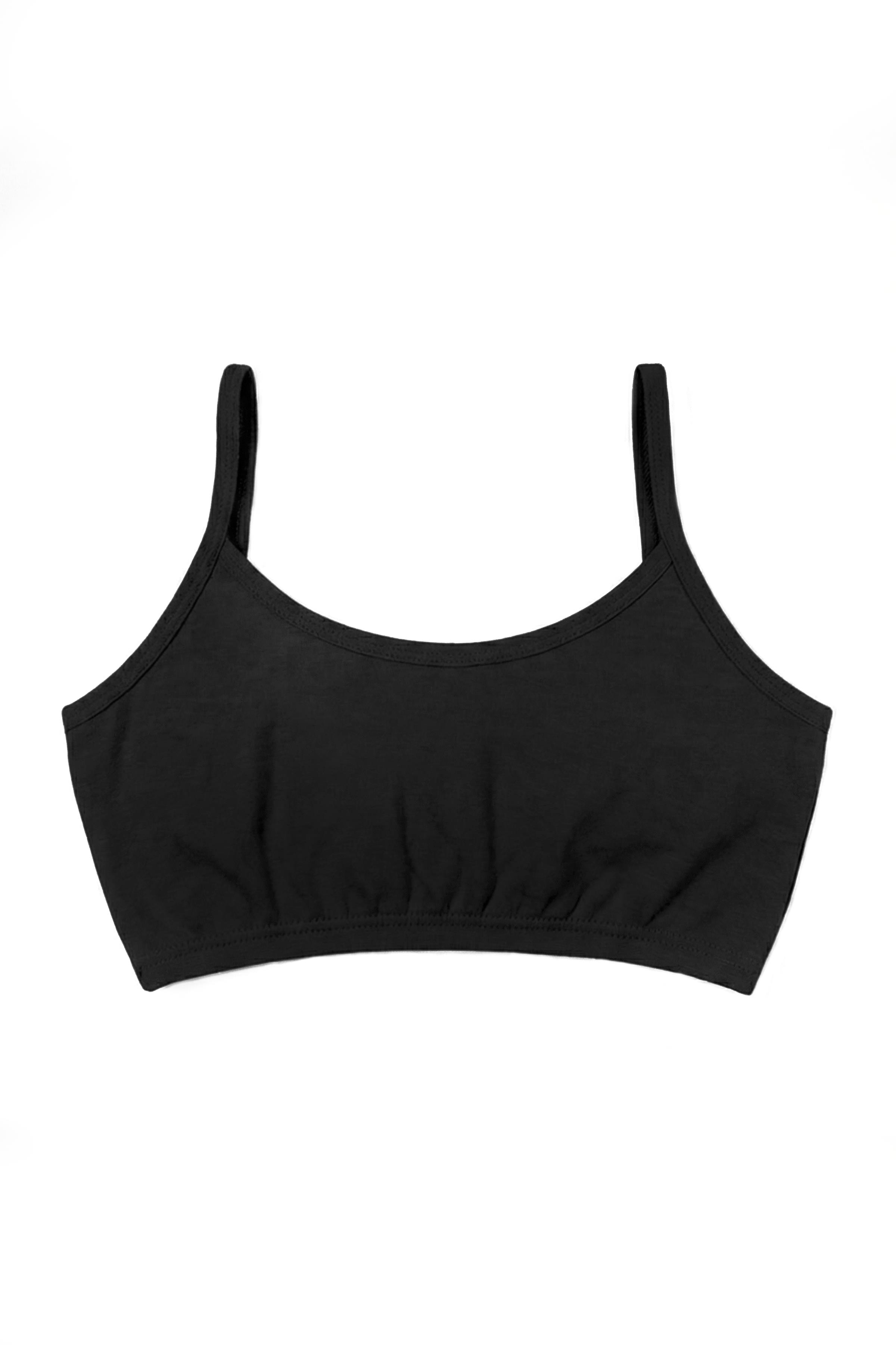 Öts Kız Çocuk Büstiyer 3'lü Pedsiz İp Askılı (%96 Pamuk - %4 Elastan)