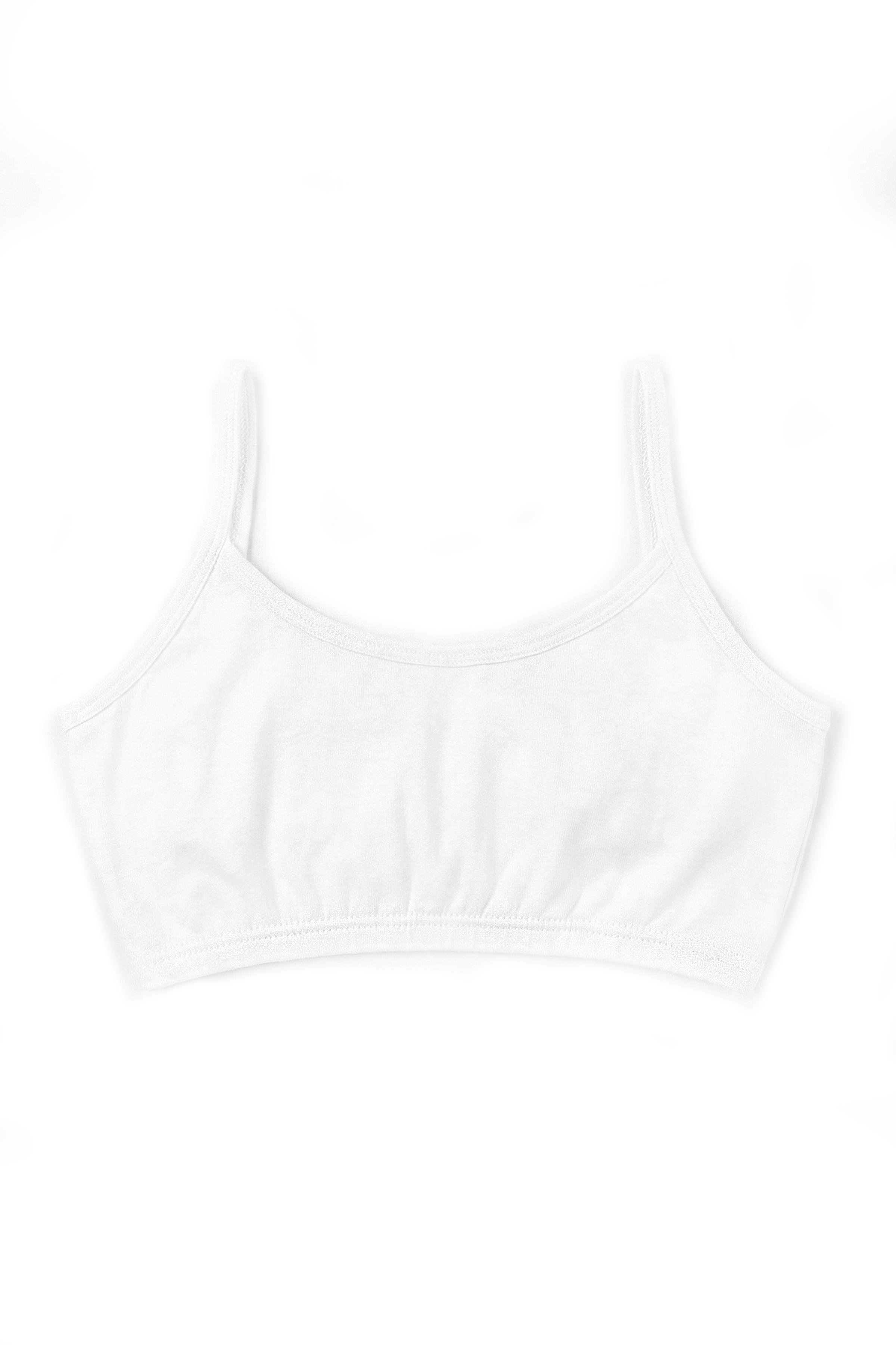 Öts Kız Çocuk Büstiyer 3'lü Pedsiz İp Askılı (%96 Pamuk - %4 Elastan)