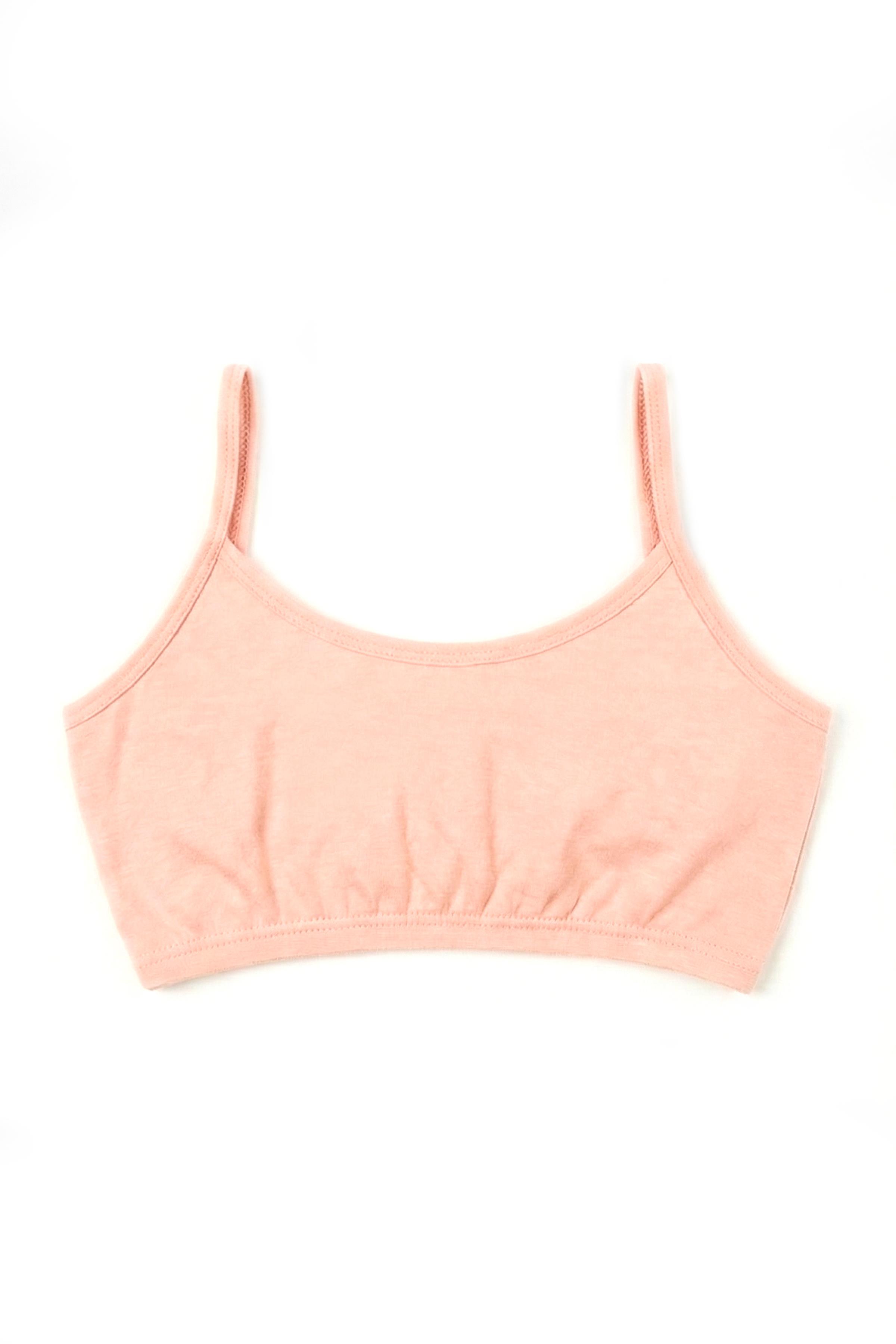 Öts Kız Çocuk Büstiyer 3'lü Pedsiz İp Askılı (%96 Pamuk - %4 Elastan)