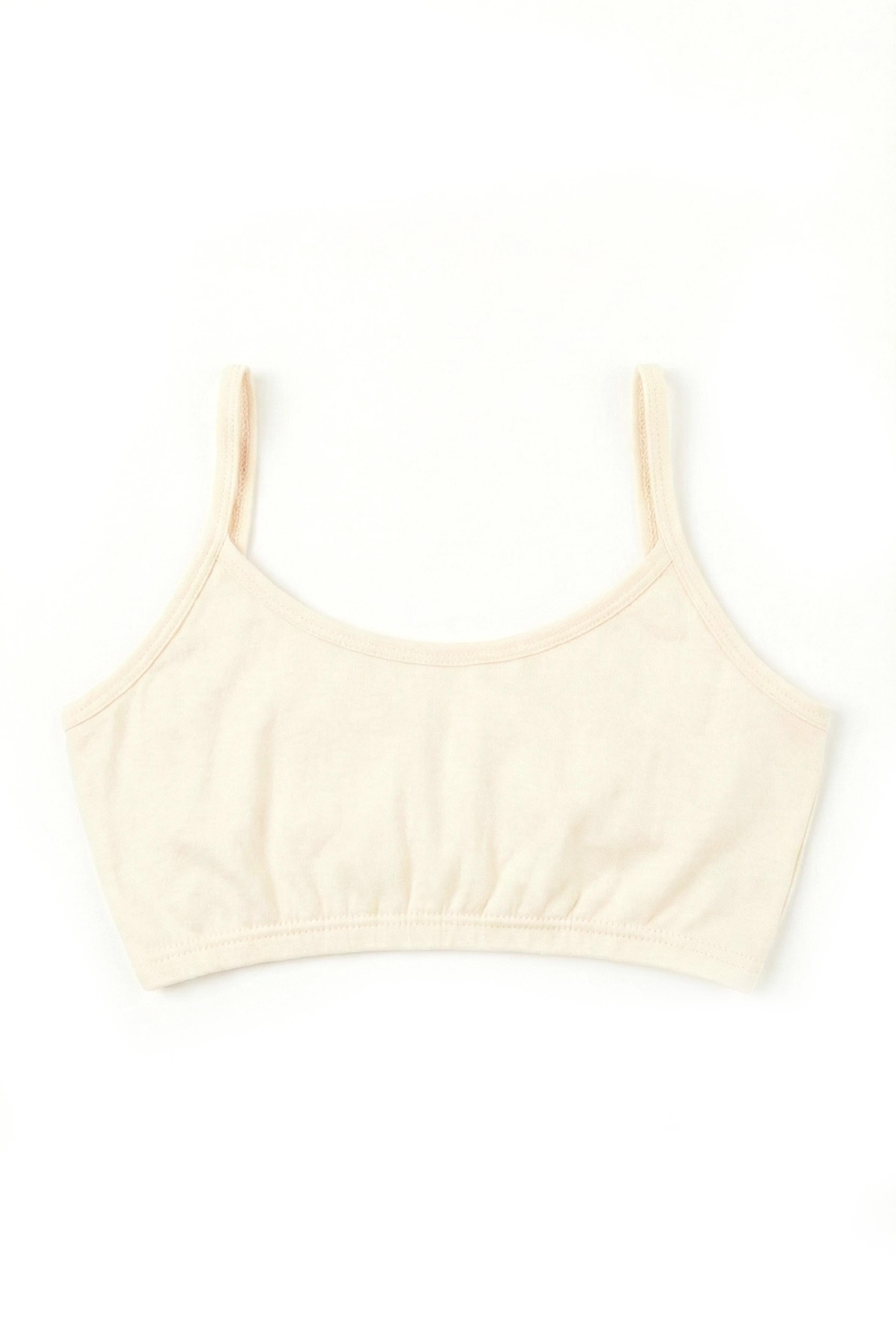 Öts Kız Çocuk Büstiyer 3'lü Pedsiz İp Askılı (%96 Pamuk - %4 Elastan)