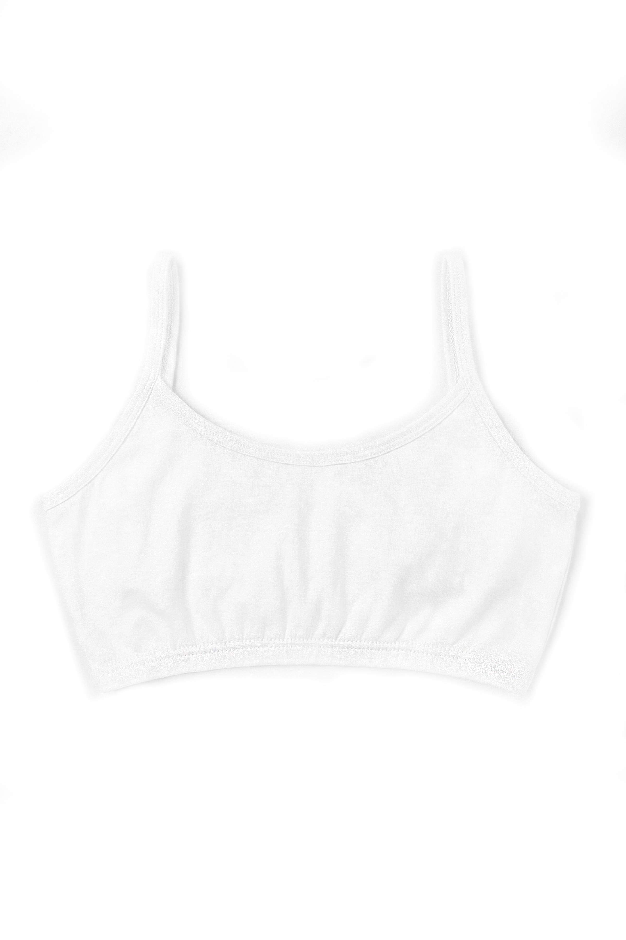 Öts Kız Çocuk Büstiyer 6'lı Pedsiz İp Askılı (%96 Pamuk - %4 Elastan)