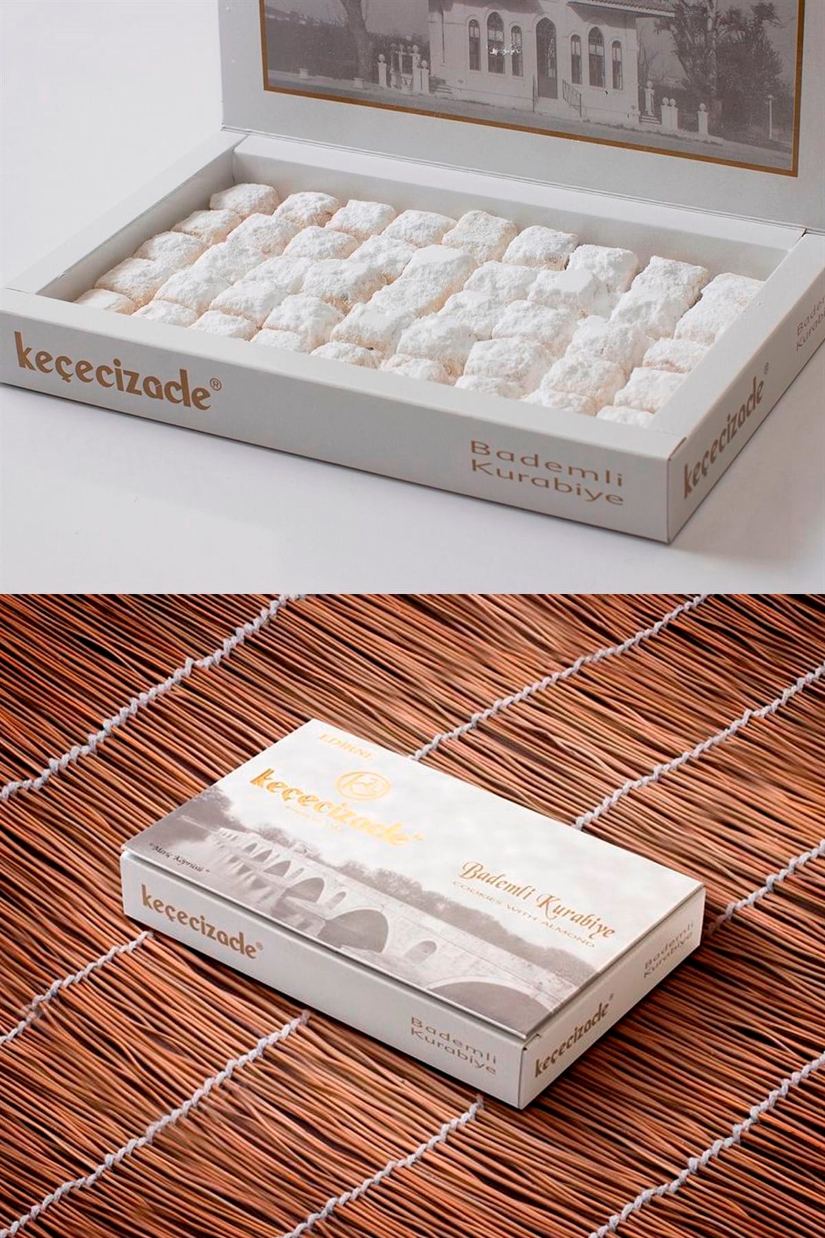 KARE BADEMLİ KURABİYE 275GR KEÇEÇİZADE