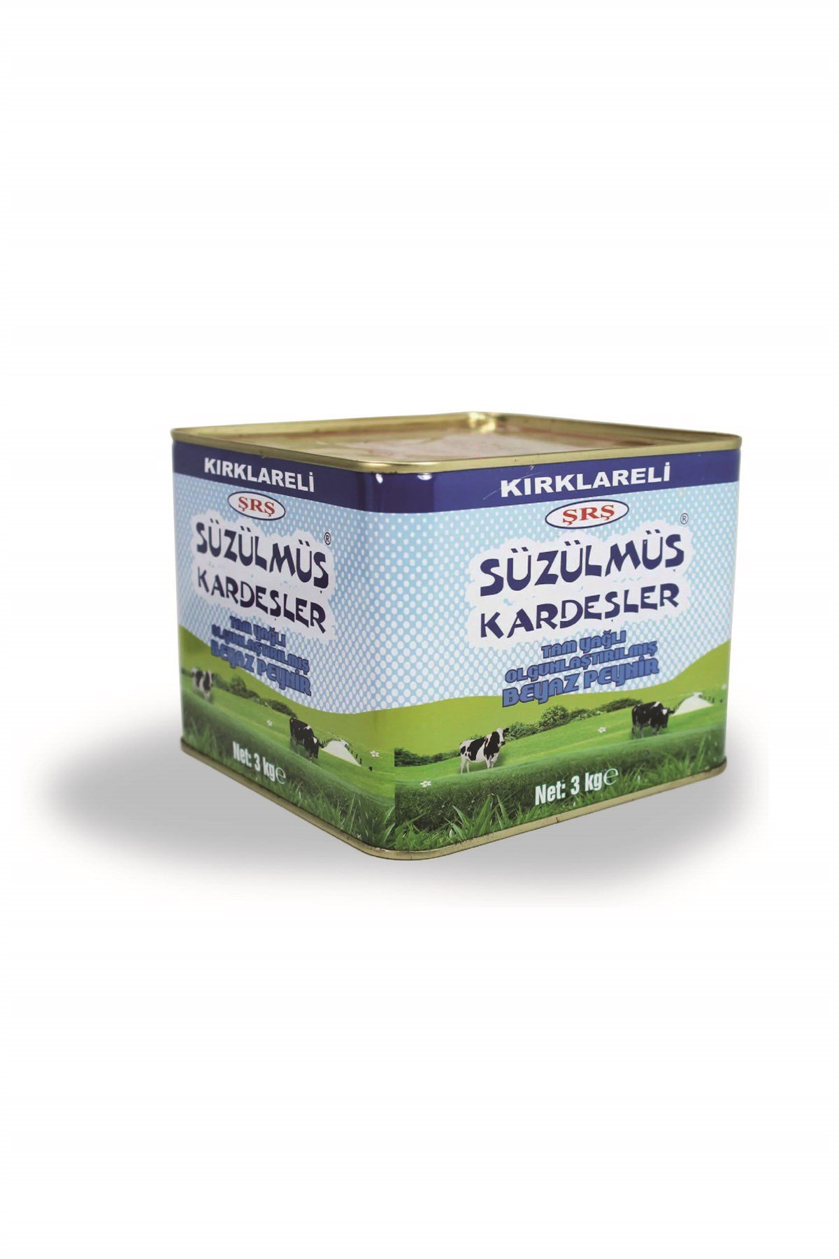 Kırklareli İnek Peyniri 3 Kg Süzülmüş