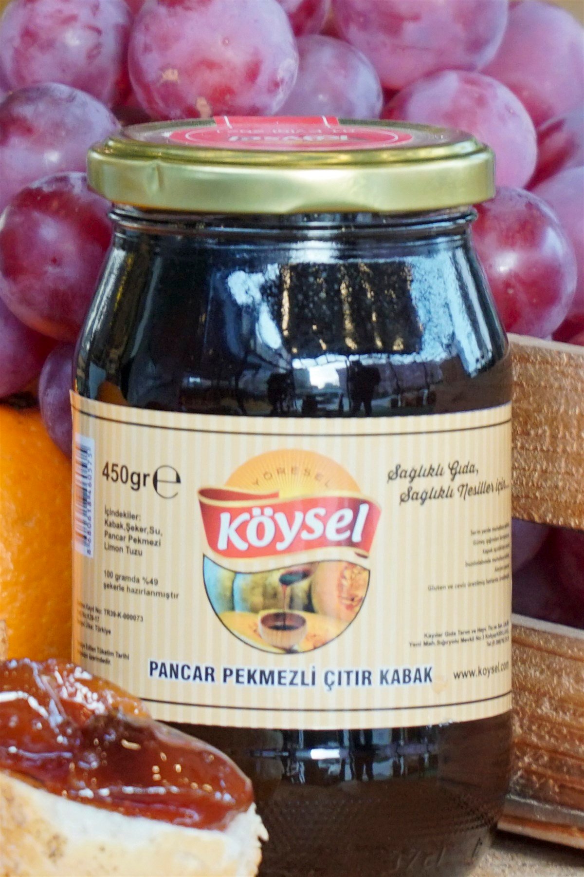 Köysel Pancar Pekmezli Çıtır Kabak Receli 450 gr