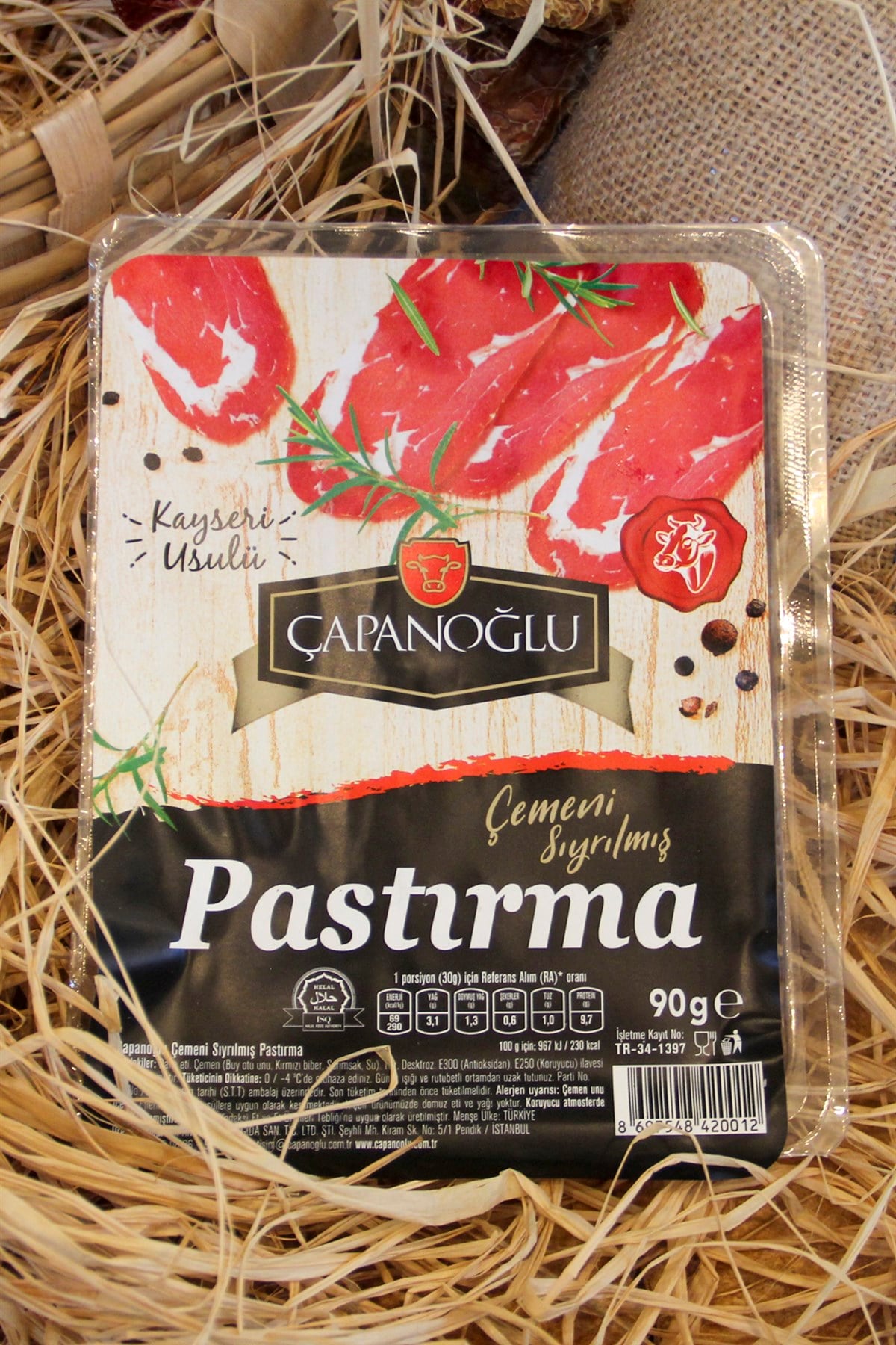 PASTIRMA ÇAPANOĞLU 90GR