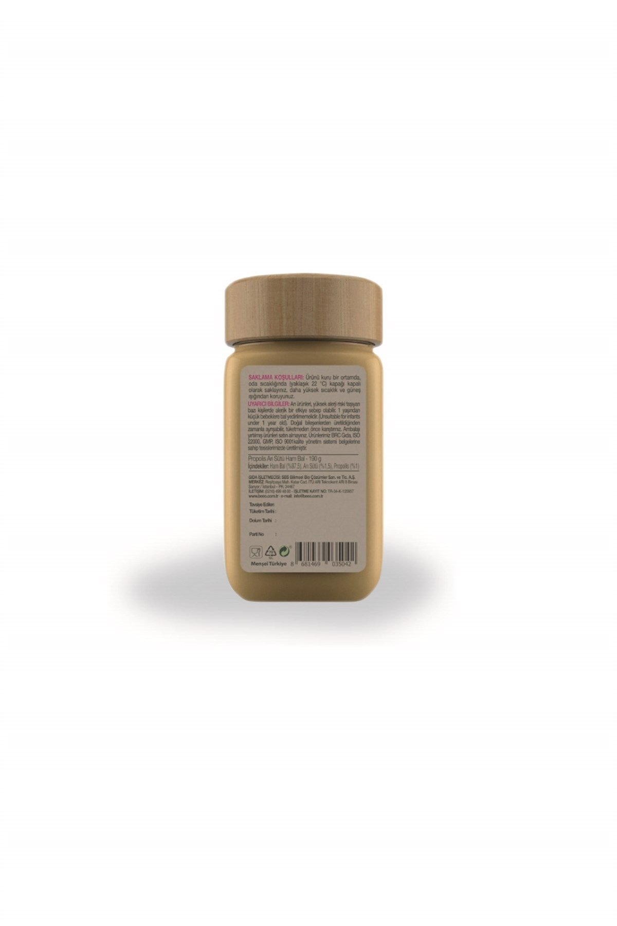 Propolis Arı Sütü Ham Bal Karışım Bee'O
