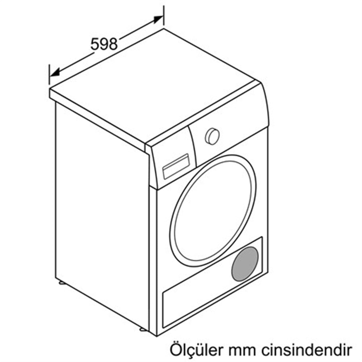 BOSCH WTWH876STR 9 KİLO HOME CONNECT KURUTMA MAKİNESİ 