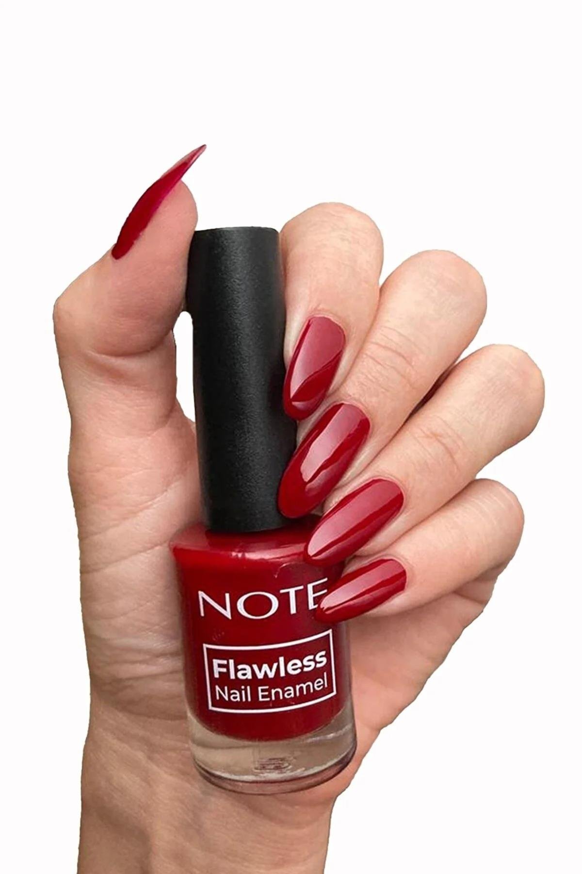 Note Nail Flawless Oje 35 Great Red - Kırmızı-007.1947