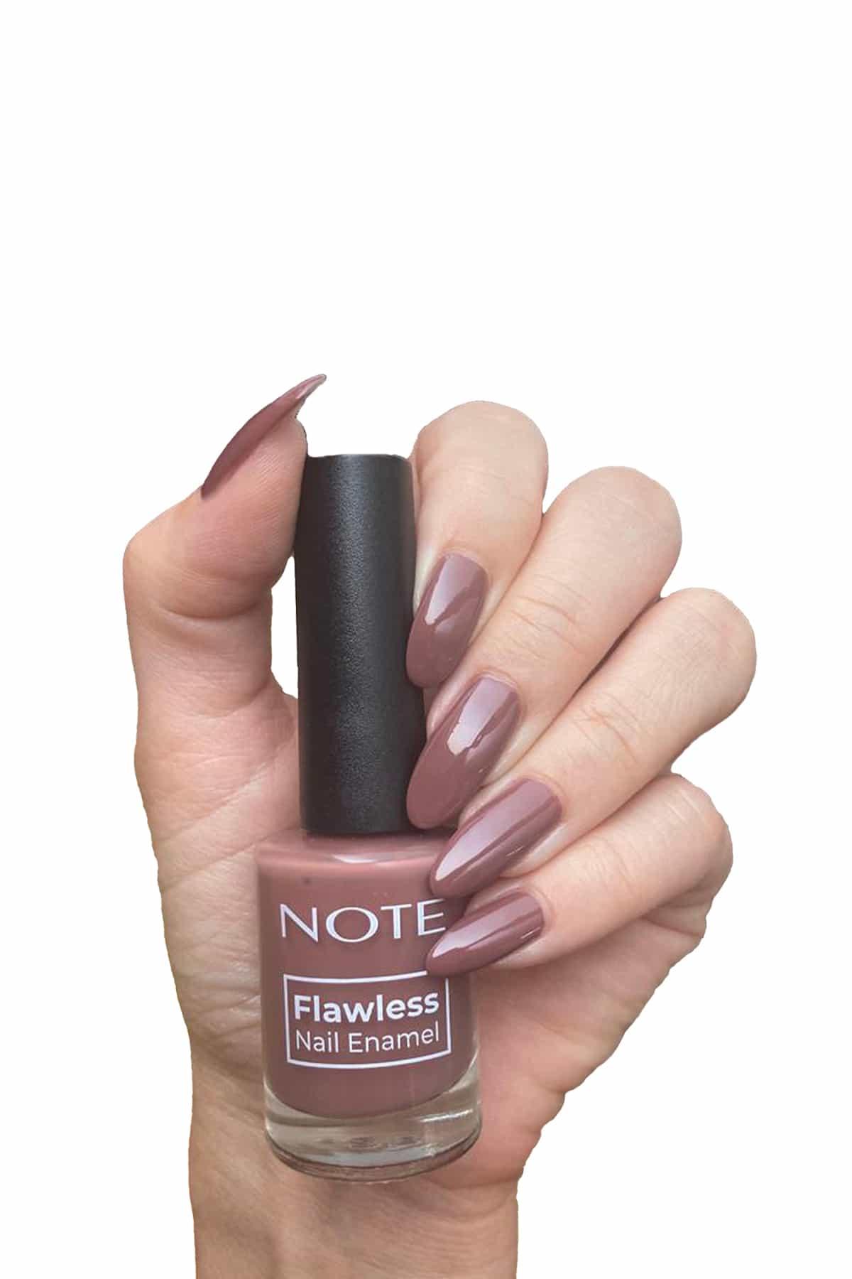 Note Nail Flawless Oje 67 Antique Rouge - Kahverengi-007.2005