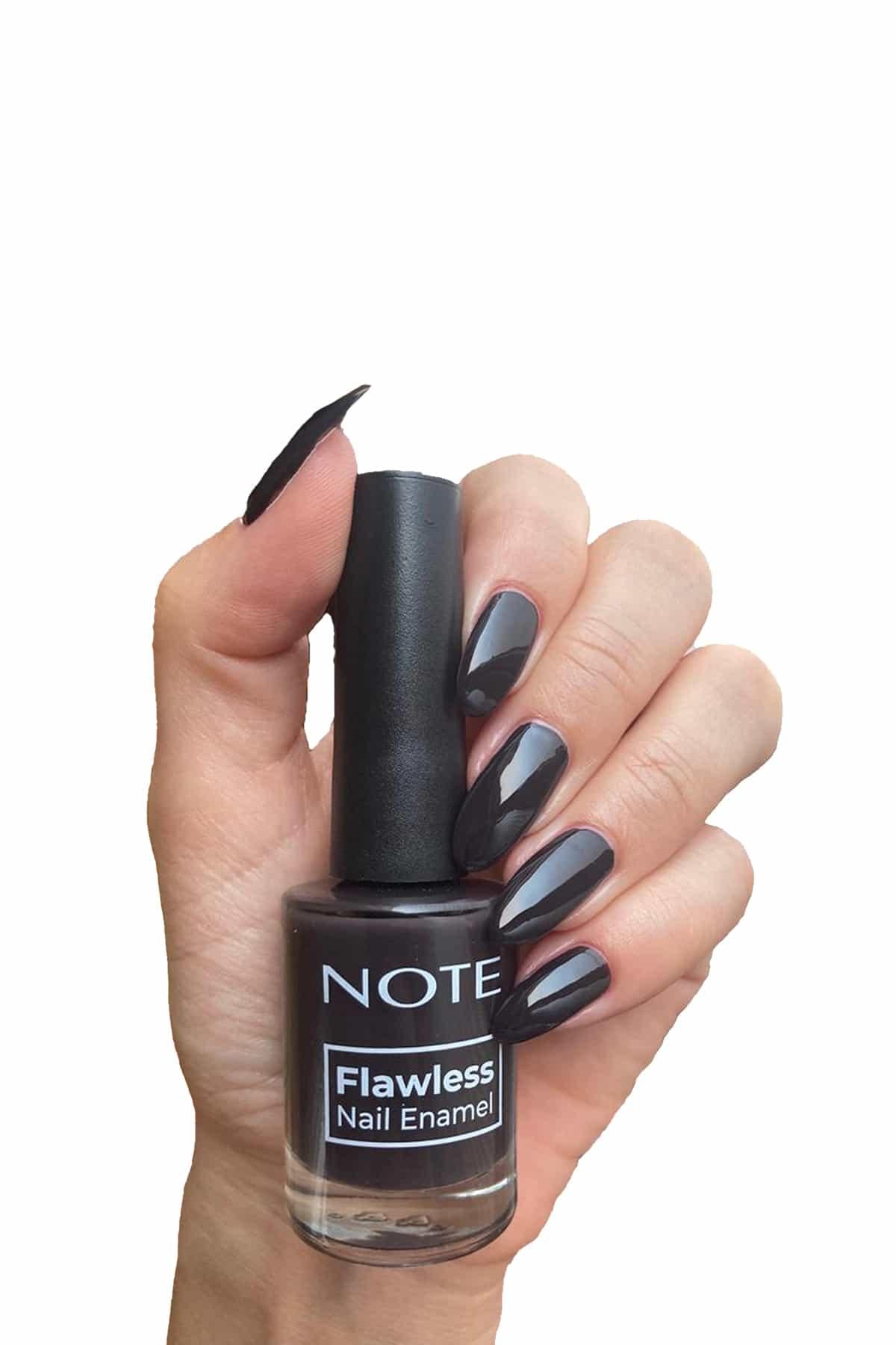 Note Nail Flawless Oje 70 Mystery Night - Siyah-007.2008