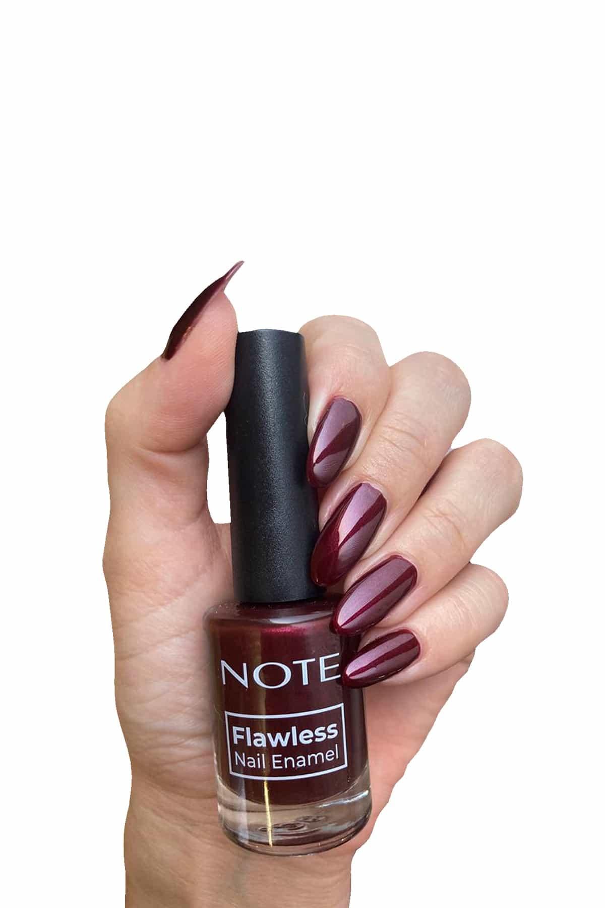Note Nail Flawless Oje 104 Garnet - Kırmızı-007.2042
