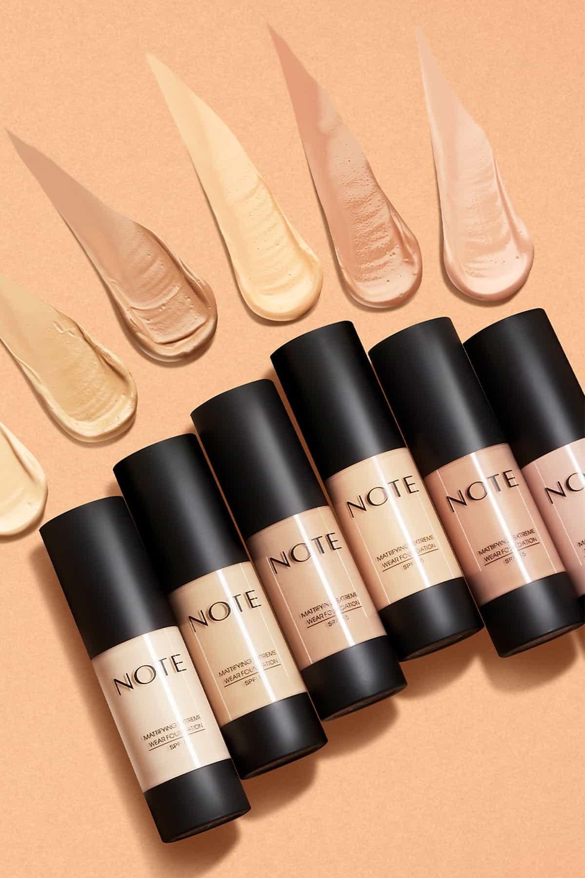 Note Mattifying Extreme Wear 125 Beige Ivory Mat Bitişli SPF 15 Kapatıcı Fondöten-007.2214
