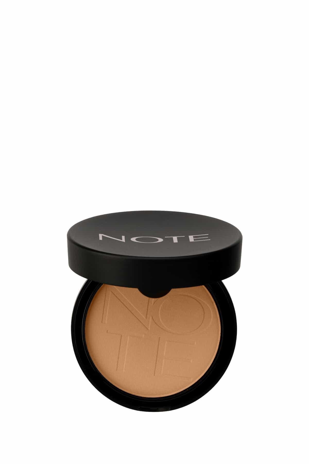 Note Luminous Silk Compact Powder 08 Sunny Mat Bitişli Toz Yüz Pudrası-007.1342