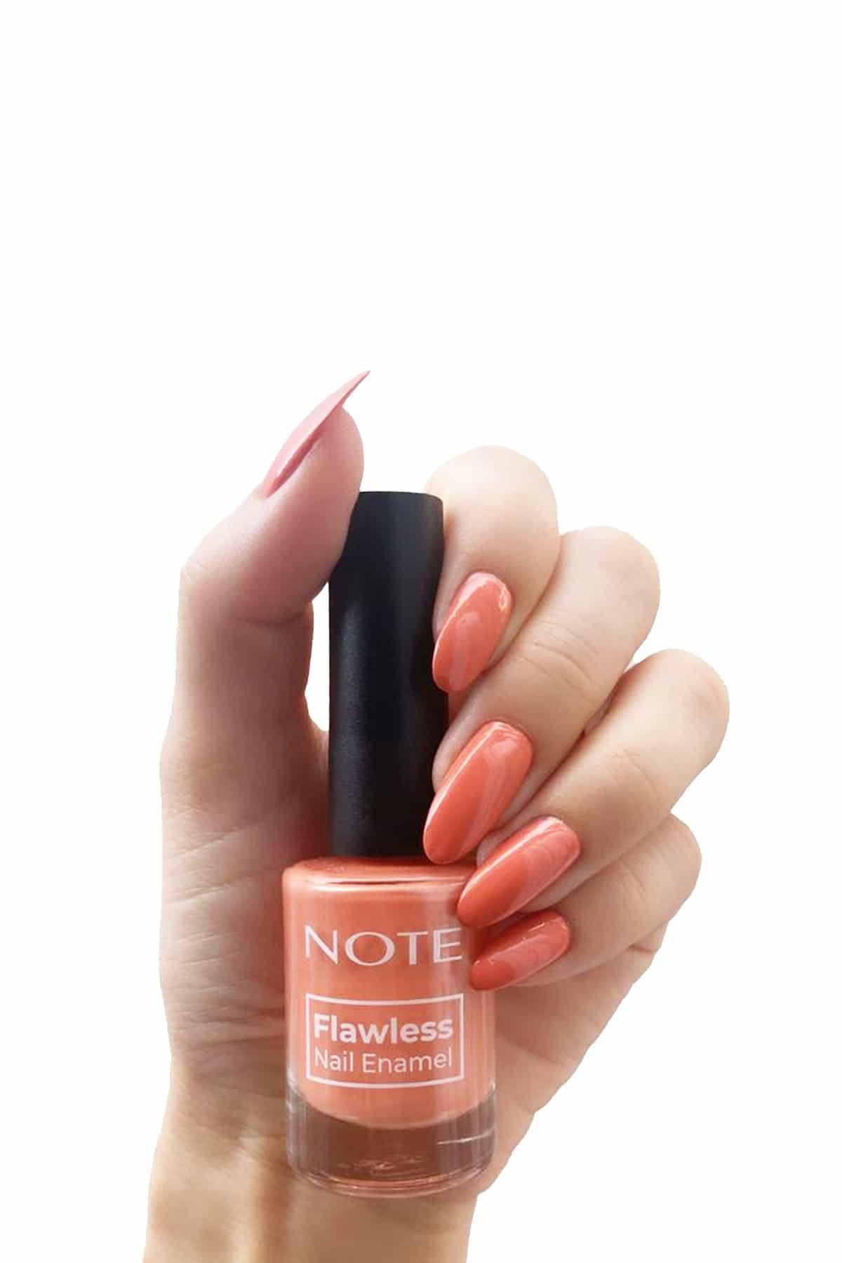 Note Nail Flawless Oje 72 Bubble Gum -  Turuncu-007.2010