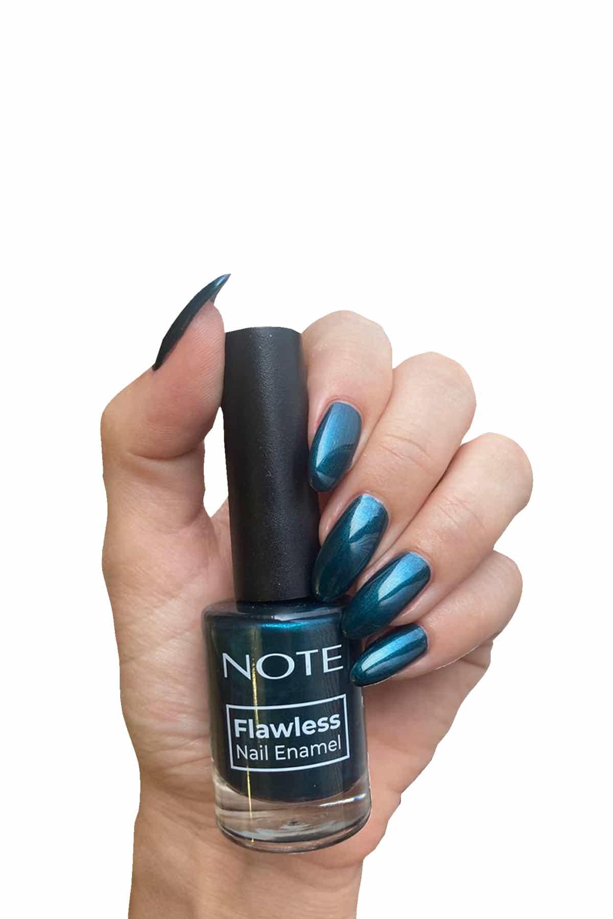 Note Nail Flawless Oje 114 Oil Green - Mavi-007.2052