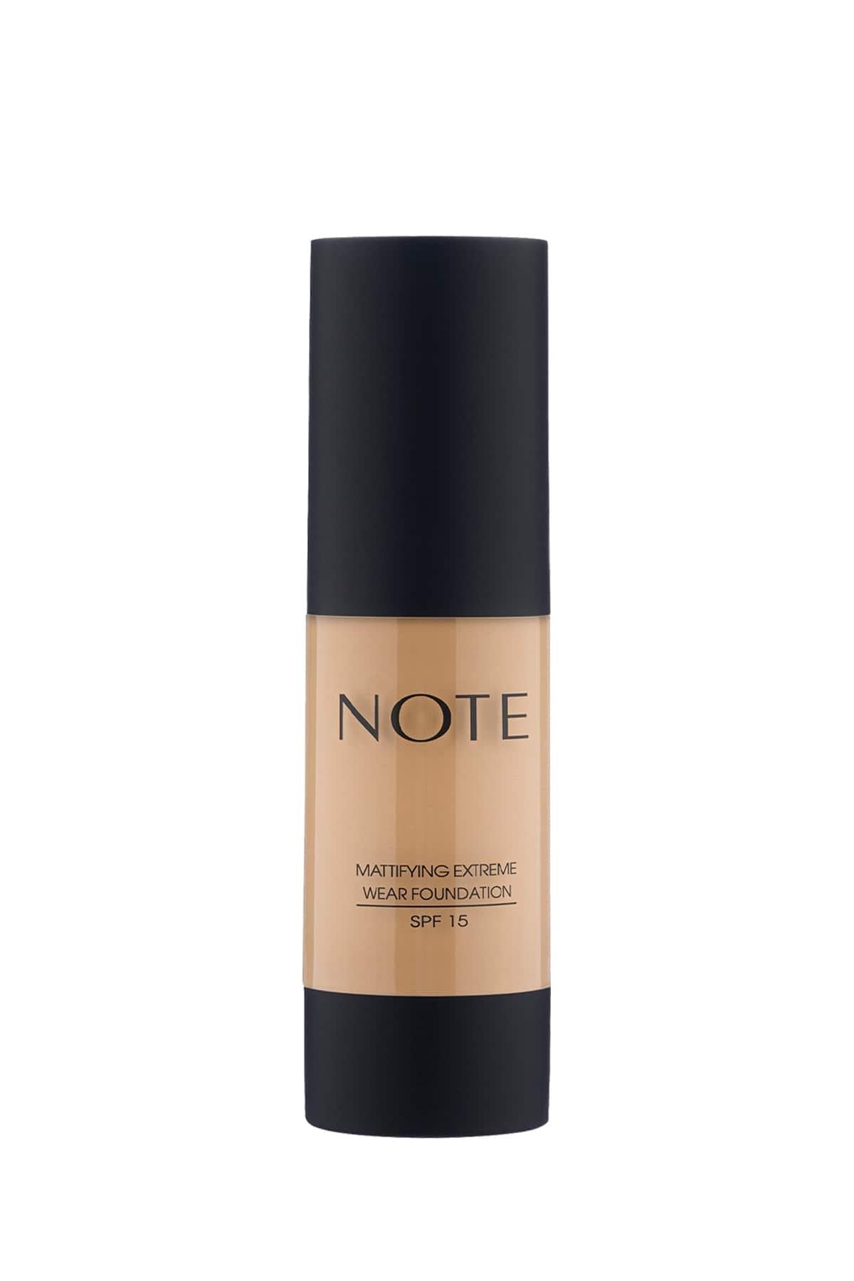 Note Mattifying Extreme Wear 03 Medium Beige Mat Bitişli SPF 15 Kapatıcı Fondöten-007.2189