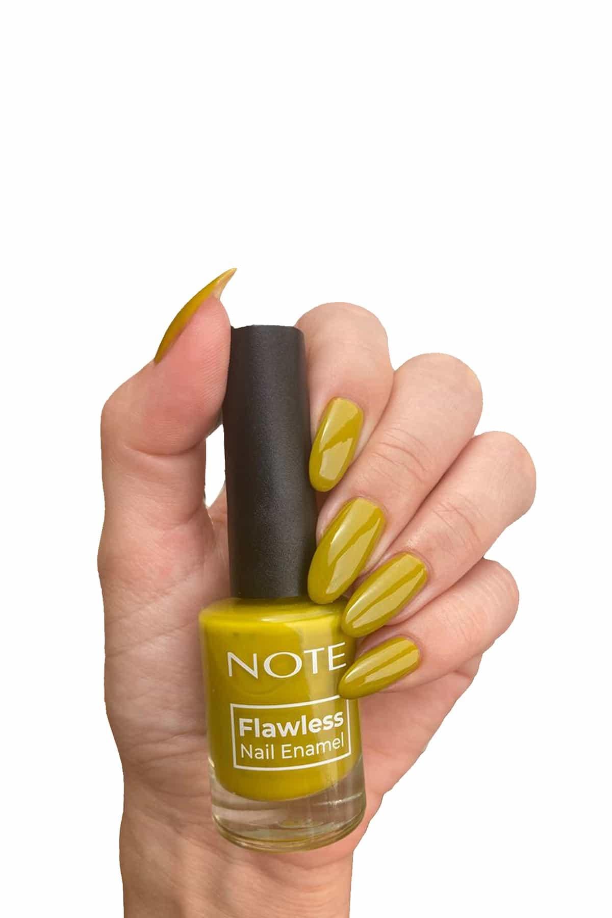 Note Nail Flawless Oje 109 Matcha - Sarı-007.2047