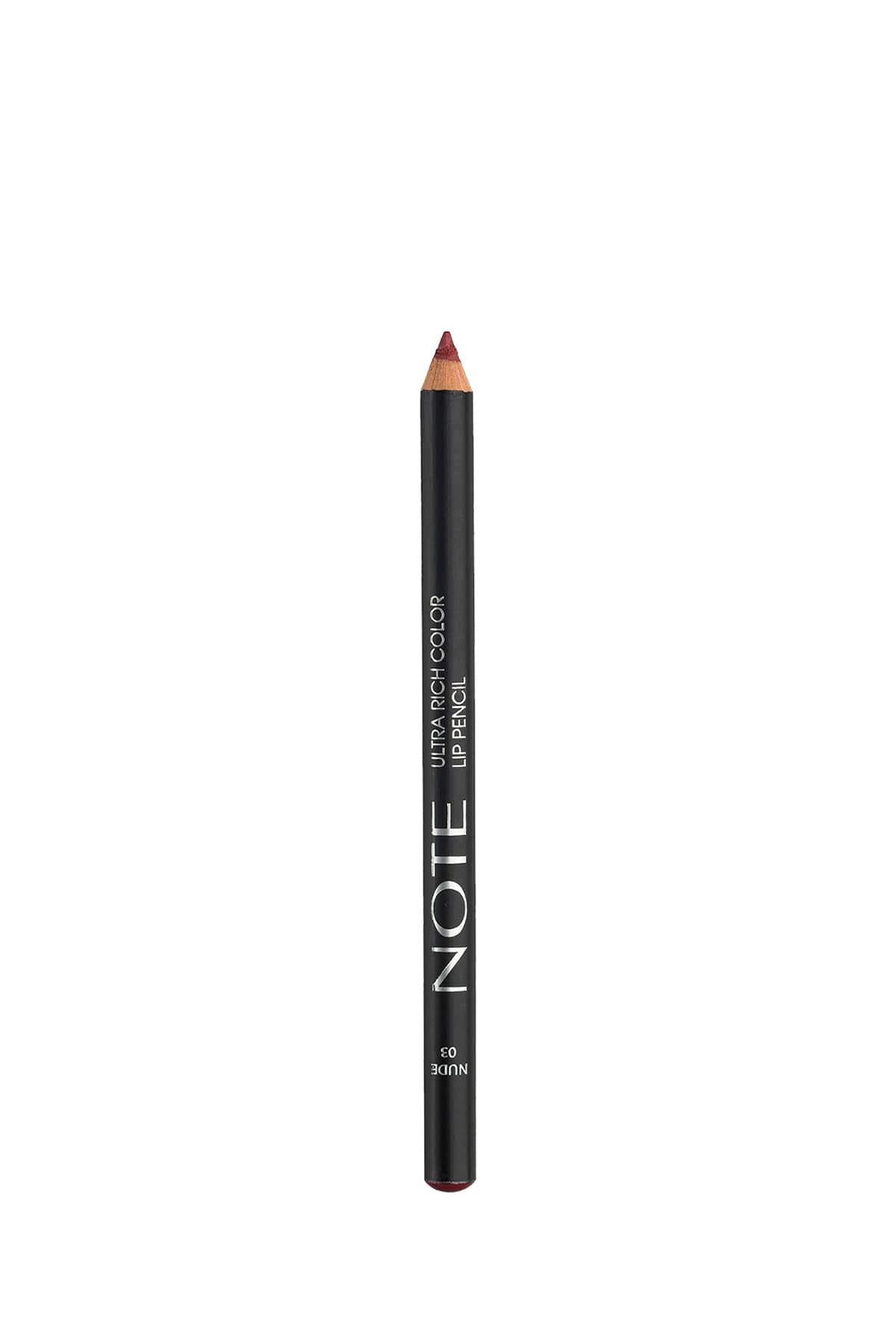 Note Ultra Rich Color Dudak Kalemi 03 Nude - Nude-007.1189