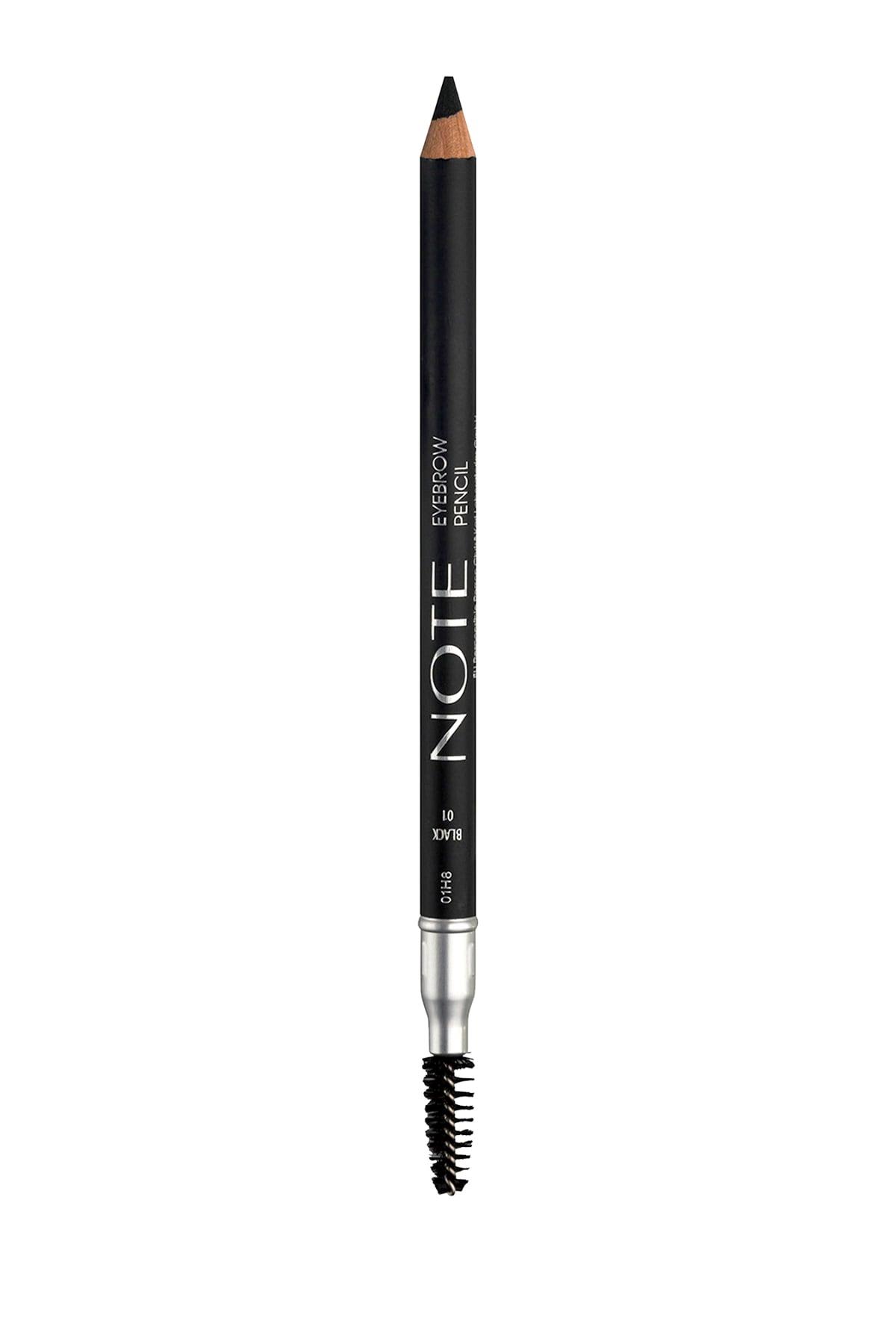 Note Fırçalı Kaş Kalemi 01 Black - Siyah-007.1097