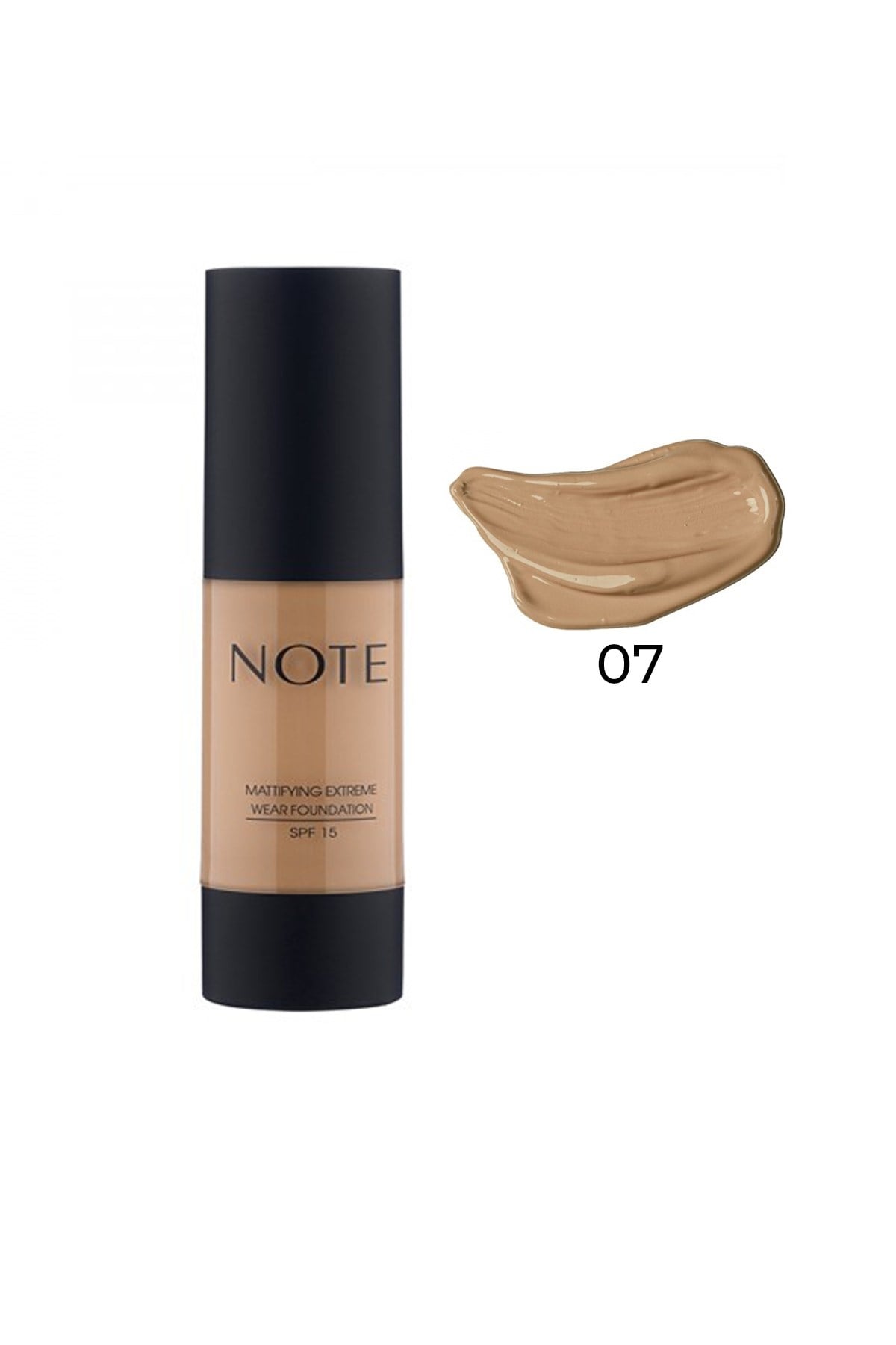 Note Mattifying Extreme Wear Fondöten Mat Bitiş 07 Apricot-007.1337